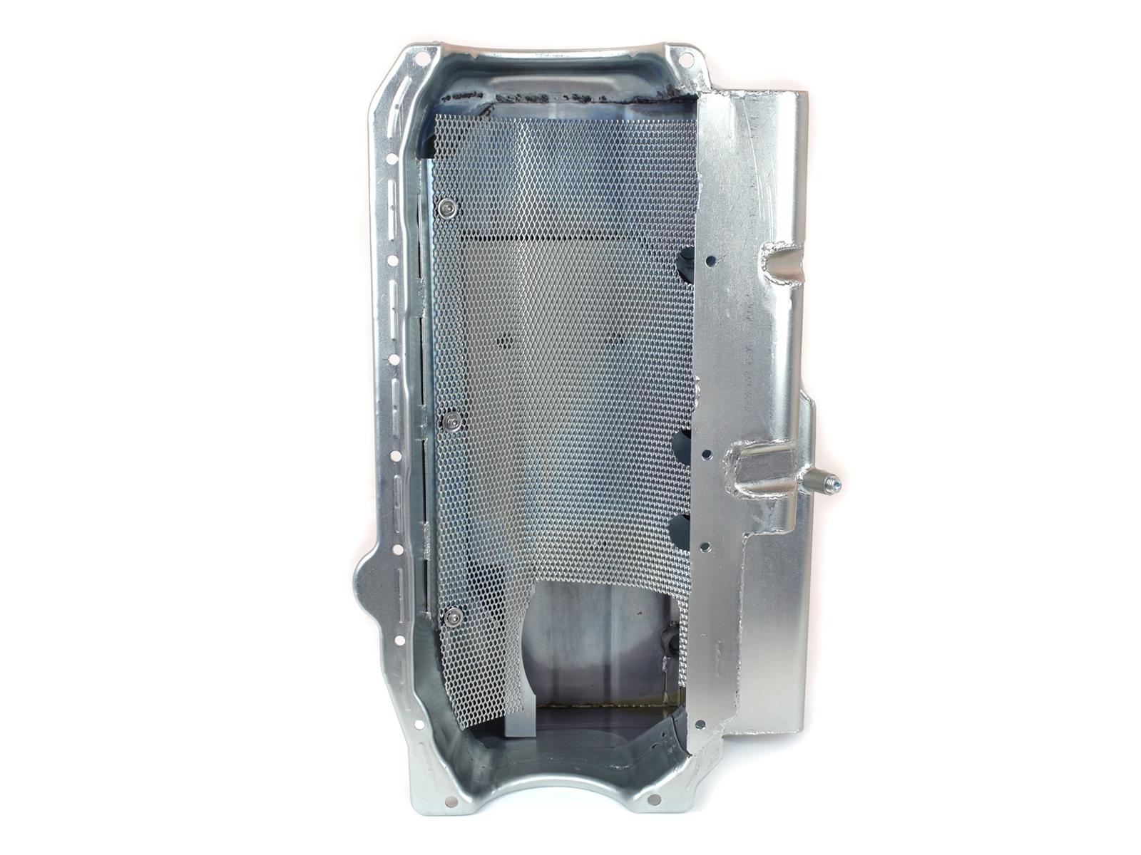 Canton Racing Circle Track Wet Sump Oil Pans 11-186 Pan, Track, Steel, 8 qt., Rear Sump, Chevy, Small Block, Each