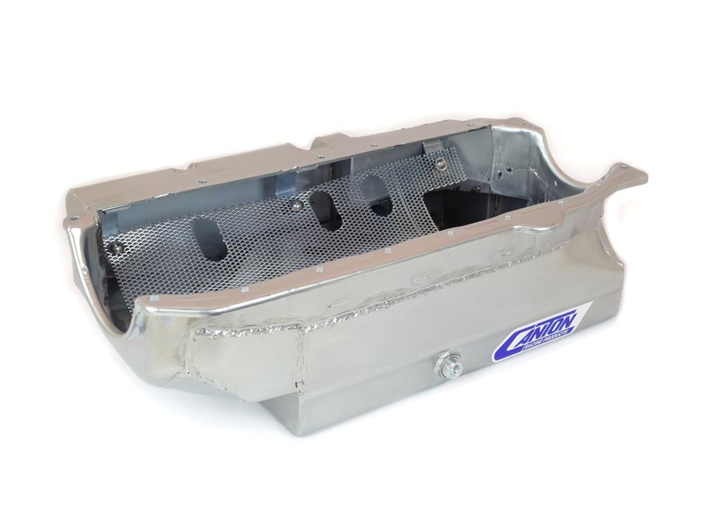 Canton Racing Circle Track Wet Sump Oil Pans 11-186 Pan, Track, Steel, 8 qt., Rear Sump, Chevy, Small Block, Each thumbnail 5