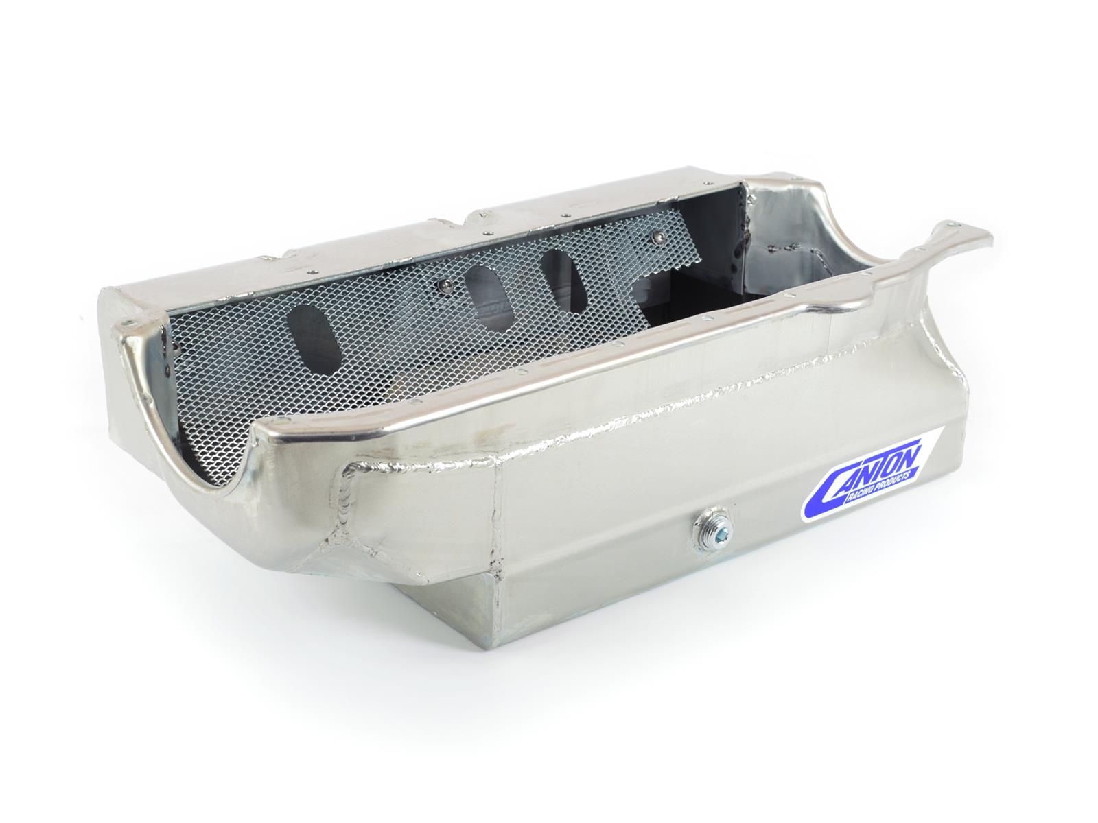 Canton Racing Circle Track Wet Sump Oil Pans 11-187 Pan, Track, Steel, 8 qt., Rear Sump, Chevy, Small Block, Each thumbnail 2