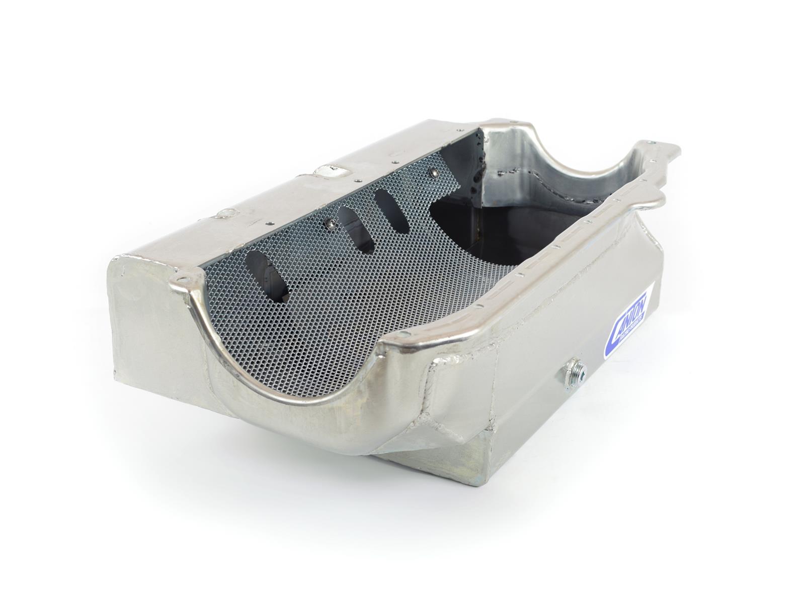 Canton Racing Circle Track Wet Sump Oil Pans 11-187 Pan, Track, Steel, 8 qt., Rear Sump, Chevy, Small Block, Each