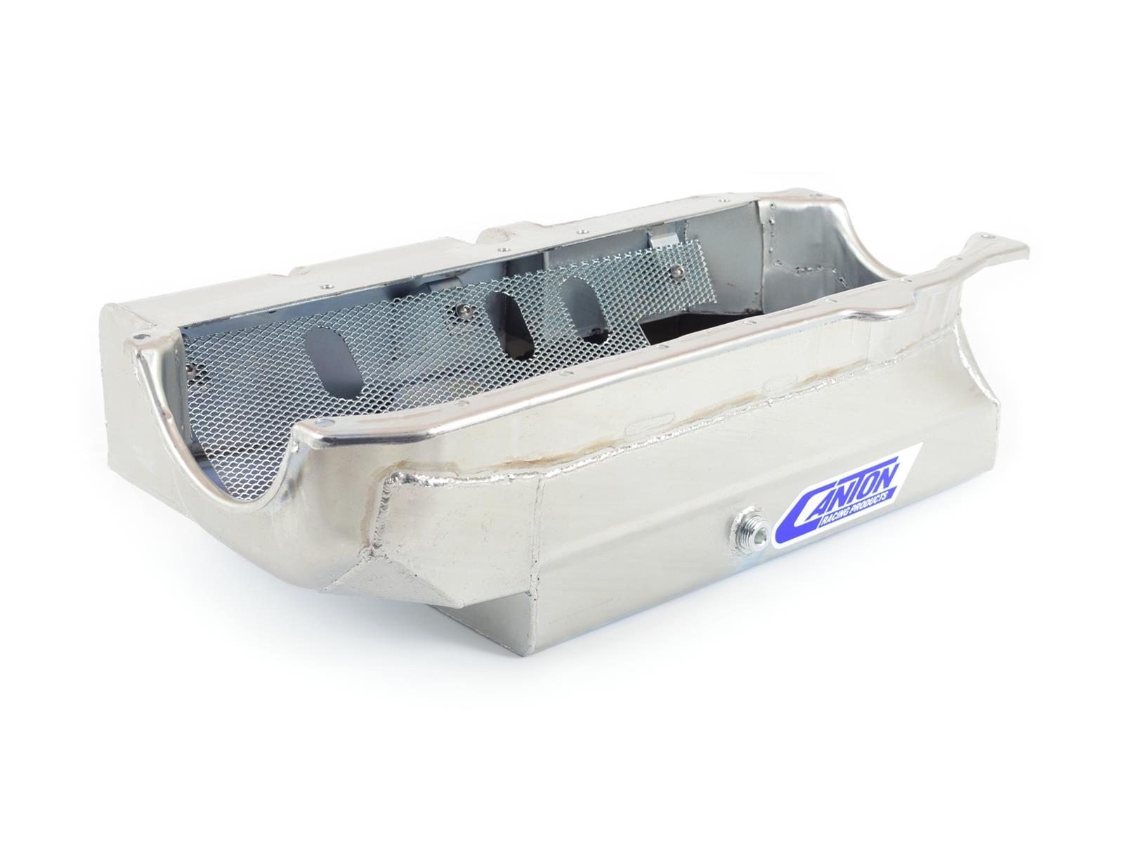 Canton Racing Circle Track Wet Sump Oil Pans 11-196 Pan, Track, Steel, 7 qt., Rear Sump, Chevy, Small Block, Each thumbnail 3