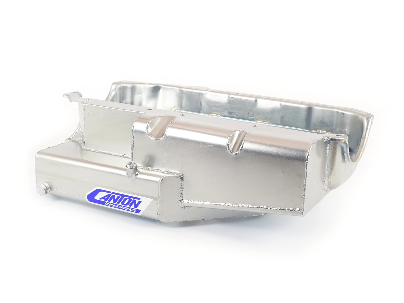Canton Racing Circle Track Wet Sump Oil Pans 11-196 Pan, Track, Steel, 7 qt., Rear Sump, Chevy, Small Block, Each thumbnail 4