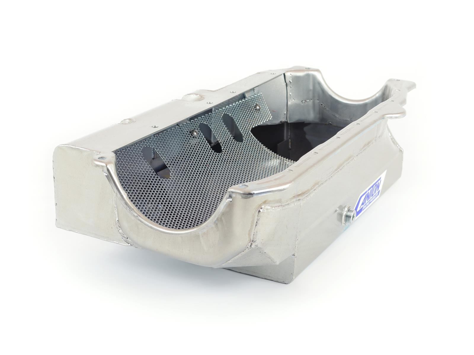 Canton Racing Circle Track Wet Sump Oil Pans 11-196 Pan, Track, Steel, 7 qt., Rear Sump, Chevy, Small Block, Each thumbnail 2