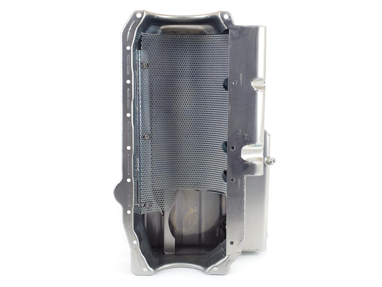 Canton Racing Circle Track Wet Sump Oil Pans 11-196 Pan, Track, Steel, 7 qt., Rear Sump, Chevy, Small Block, Each