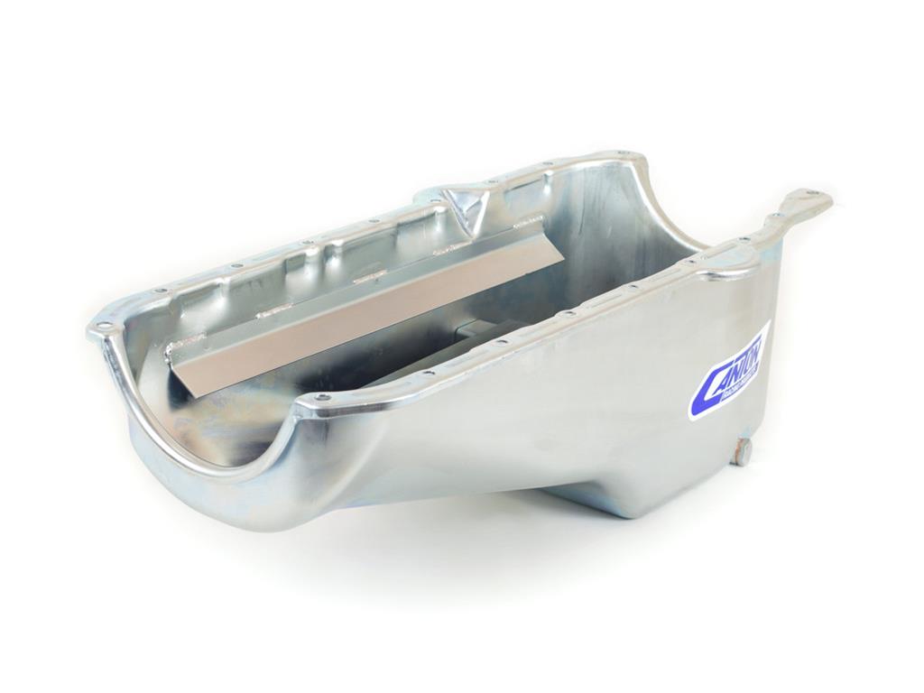 Canton Racing Circle Track Wet Sump Oil Pans 11-200T Pan, Track, Steel, 4 qt., Rear Sump, Chevy, Small Block, Each thumbnail 3