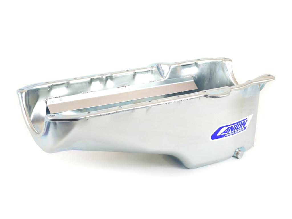 Canton Racing Circle Track Wet Sump Oil Pans 11-200T Pan, Track, Steel, 4 qt., Rear Sump, Chevy, Small Block, Each thumbnail 2