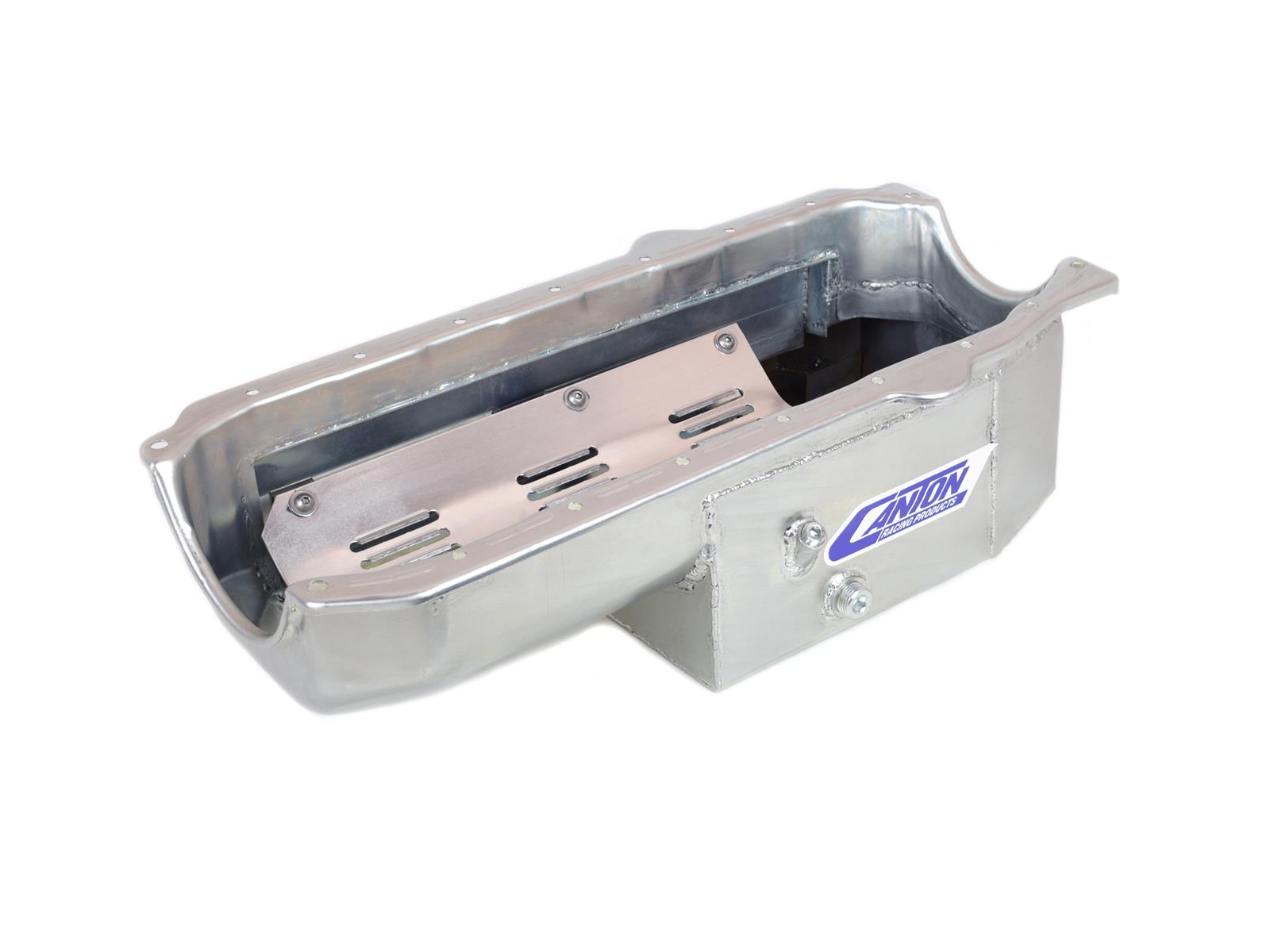 Canton Racing Circle Track Wet Sump Oil Pans 11-226 Pan, Track, Rear Sump, 6.50 qts., Steel, 6.50 in. Pan Depth, Chevy, Small Block thumbnail 2