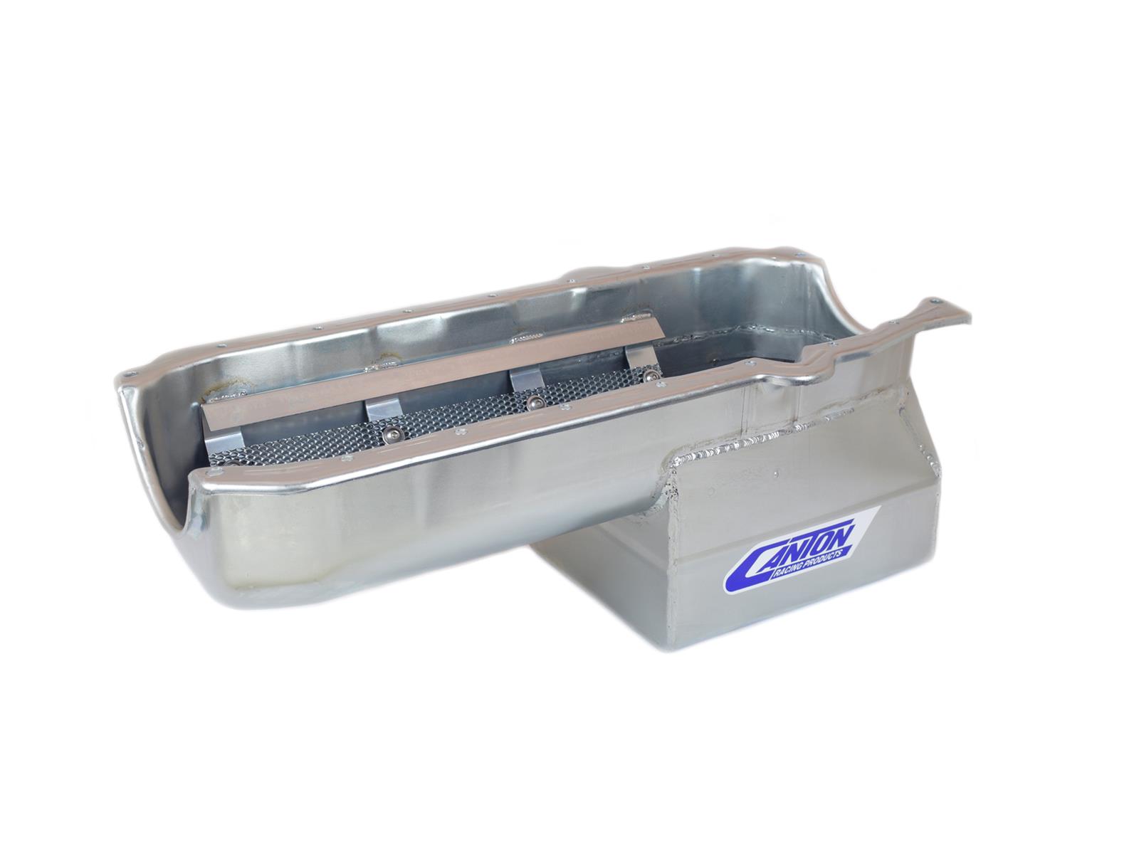 Canton Racing Drag Wet Sump Oil Pans 13-080 Pan, Race, Steel, 5 qt., Rear Sump, Chevy, Small Block, Each thumbnail 3