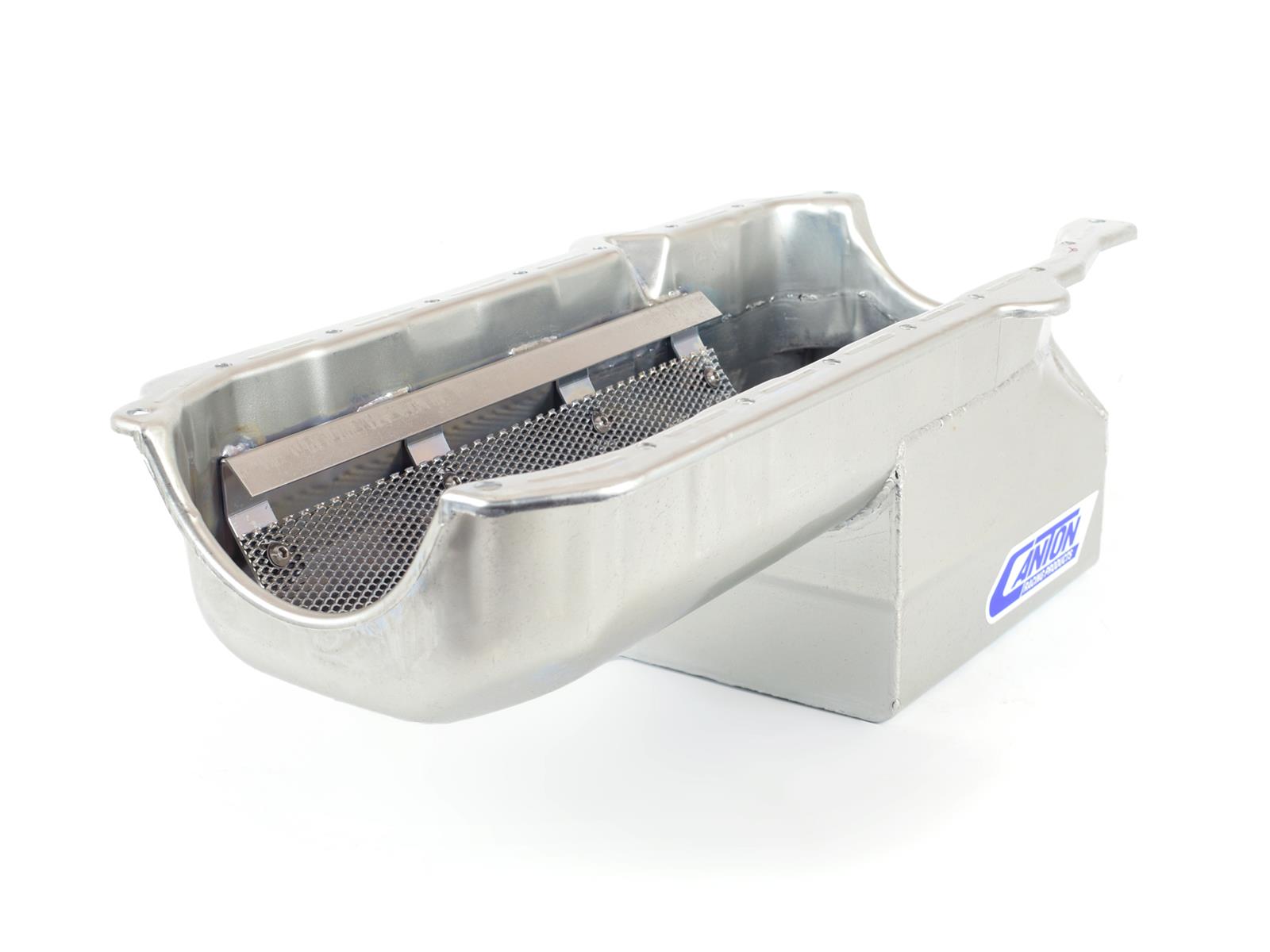Canton Racing Drag Wet Sump Oil Pans 13-080T Pan, Race, Steel, 5 qt., Rear Sump, Chevy, Small Block, Each thumbnail 2