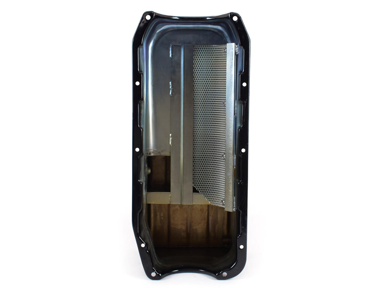 Canton Racing Drag Wet Sump Oil Pans 13-082BLK Pan, Sump, Steel, Black Powdercoated, Rear Sump, 5 Qt., 4 in. Stroke, Driver Side Dipstick, Chevy, Small Block, Each thumbnail 4