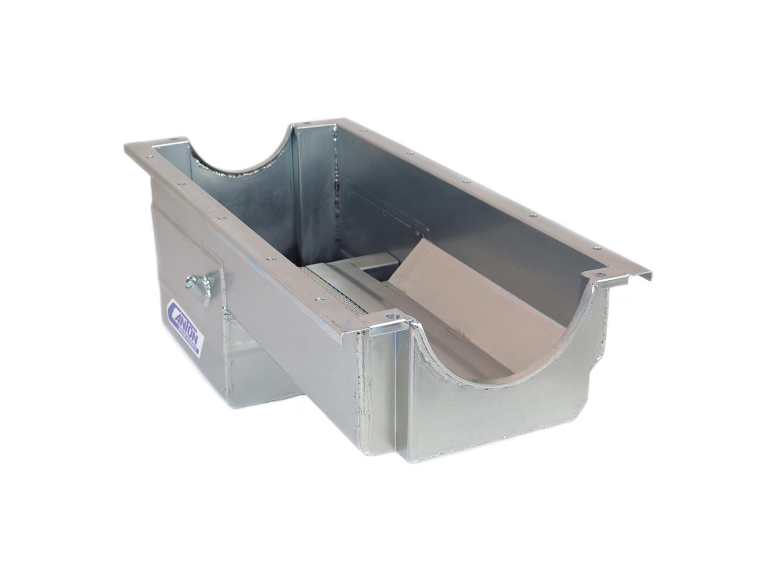 Canton Racing Drag Wet Sump Oil Pans 13-090 Pan, Race, Steel, 5 qt., Rear Sump, Dart/Rocket Block, Each thumbnail 3