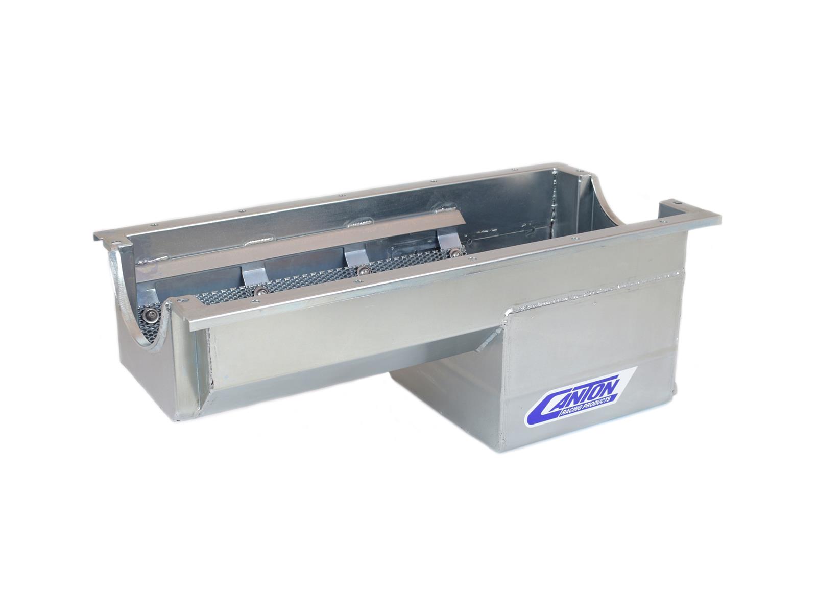 Canton Racing Drag Wet Sump Oil Pans 13-090 Pan, Race, Steel, 5 qt., Rear Sump, Dart/Rocket Block, Each thumbnail 2