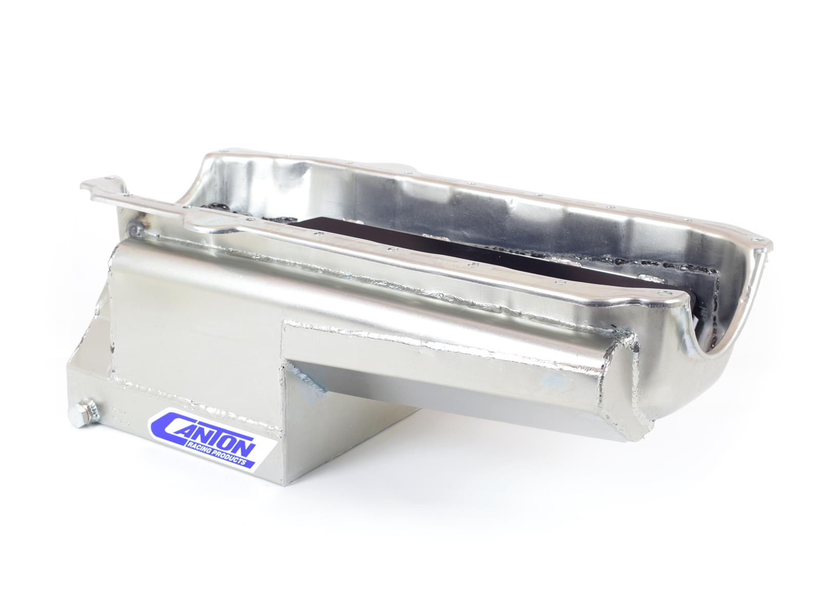 Canton Racing Drag Wet Sump Oil Pans 13-104 Pan, Race, Steel, 6 qt., Rear Sump, Chevy, Small Block, Each