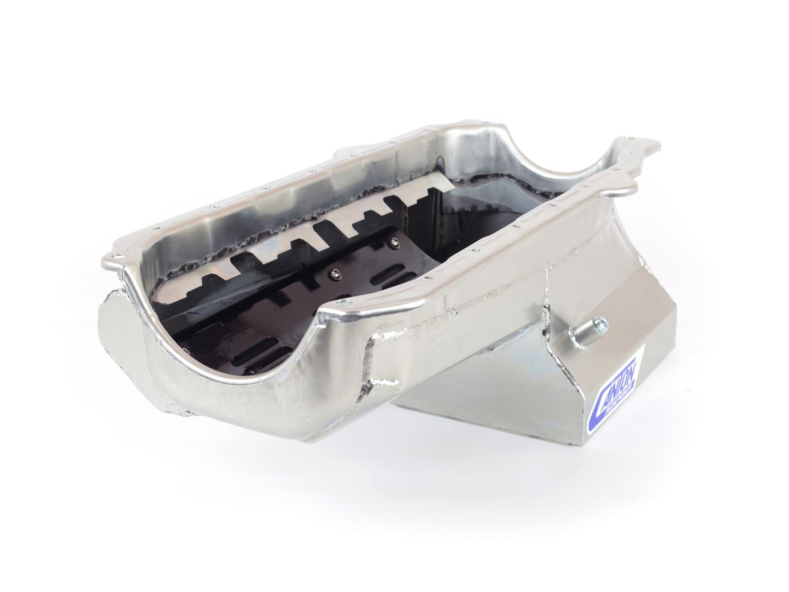Canton Racing Drag Wet Sump Oil Pans 13-104 Pan, Race, Steel, 6 qt., Rear Sump, Chevy, Small Block, Each thumbnail 4