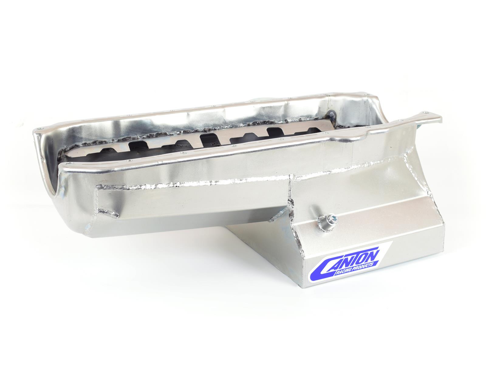 Canton Racing Drag Wet Sump Oil Pans 13-104 Pan, Race, Steel, 6 qt., Rear Sump, Chevy, Small Block, Each thumbnail 2