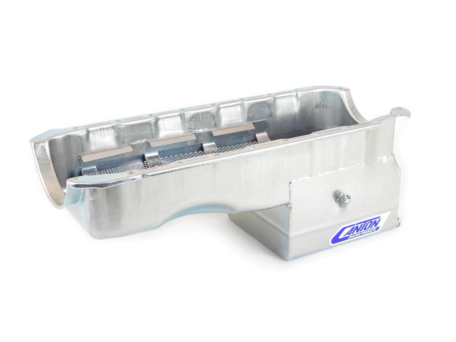 Canton Racing Drag Wet Sump Oil Pans 13-330 Pan, Street/Strip, Steel, 7 qt., Rear Sump, Chevy, Mark IV Big Block, Each thumbnail 2