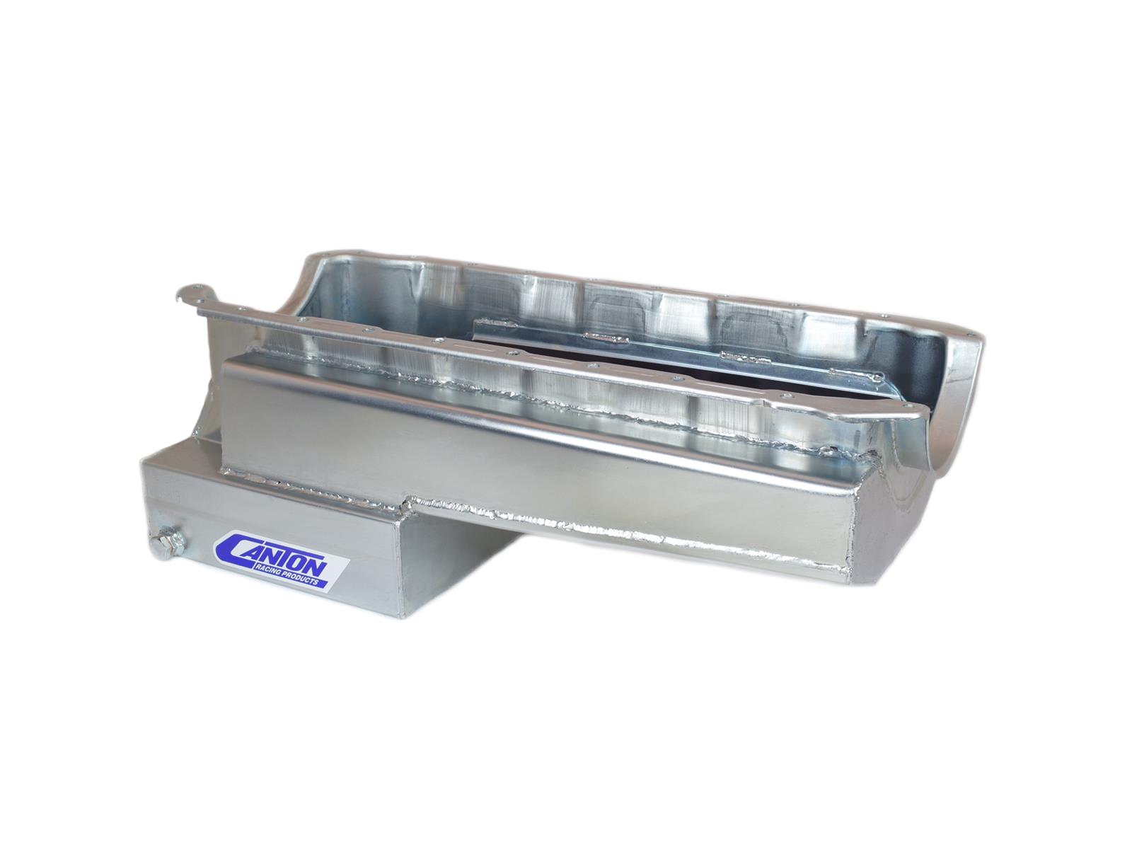 Canton Racing Drag Wet Sump Oil Pans 13-344 Pan, Race, Steel, 7 qt., Rear Sump, Chevy, Big Block, Each