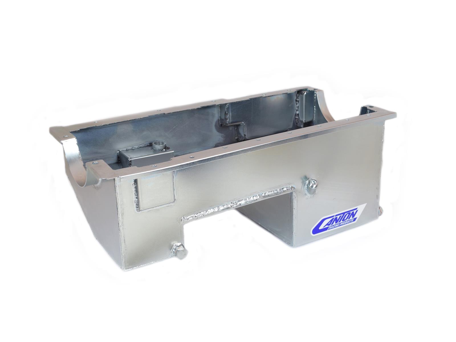 Canton Racing Drag Wet Sump Oil Pans 13-672SV Pan, Race, Steel, 6 qt., Rear Sump, Ford, Small Block, 351, Each thumbnail 3
