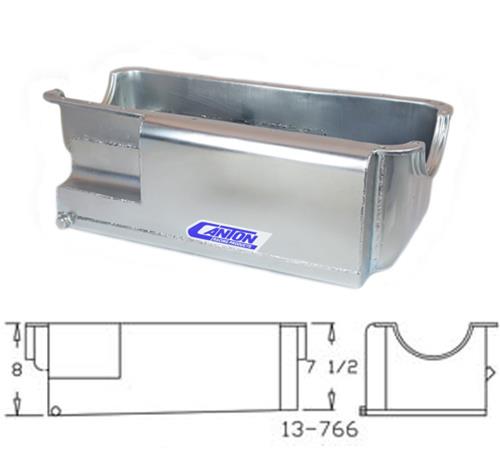 Canton Racing Drag Wet Sump Oil Pans 13-766 Pan, Race, Steel, 8 qt., Full Sump, Ford, Big Block, 429/460, Each thumbnail 5