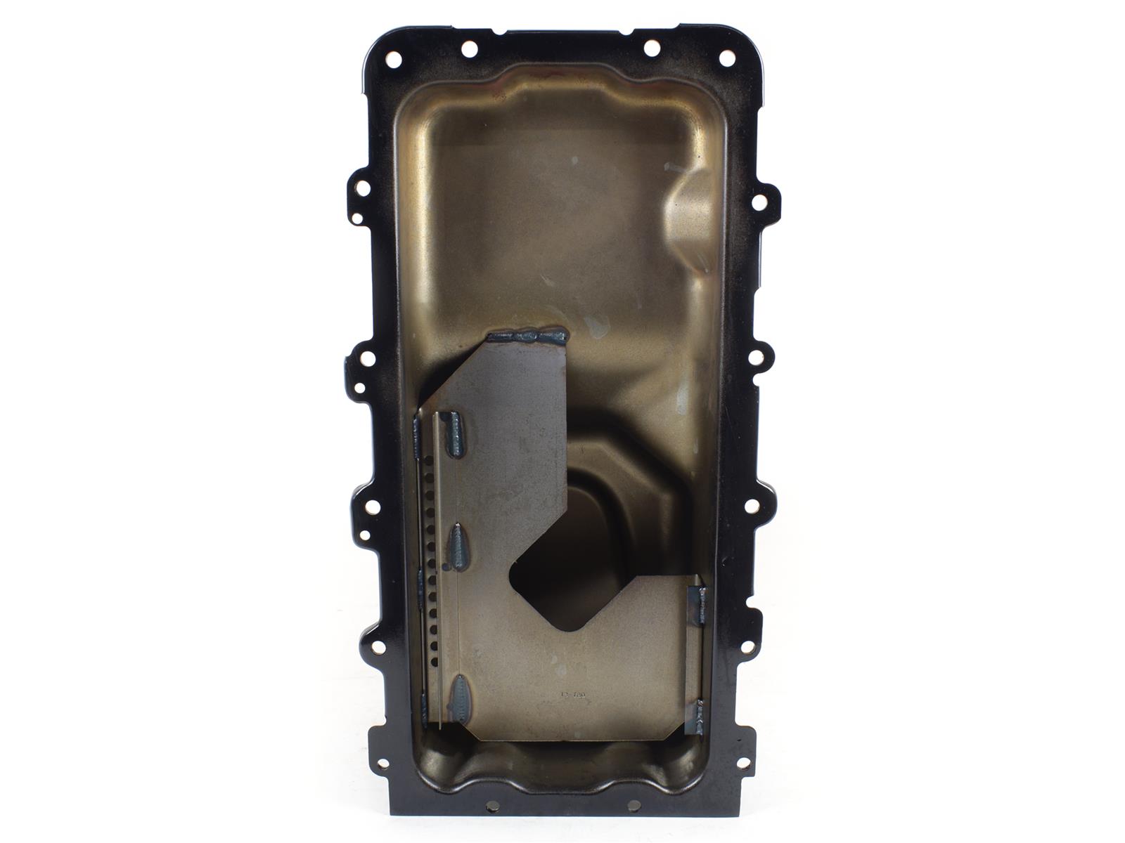 Canton Racing Drag Wet Sump Oil Pans 13-780BLK Pan, Sump, Steel, Black Powdercoated, Rear Sump, 5 Qt., Driver Side Dipstick, Ford, Modular V8, Each thumbnail 4