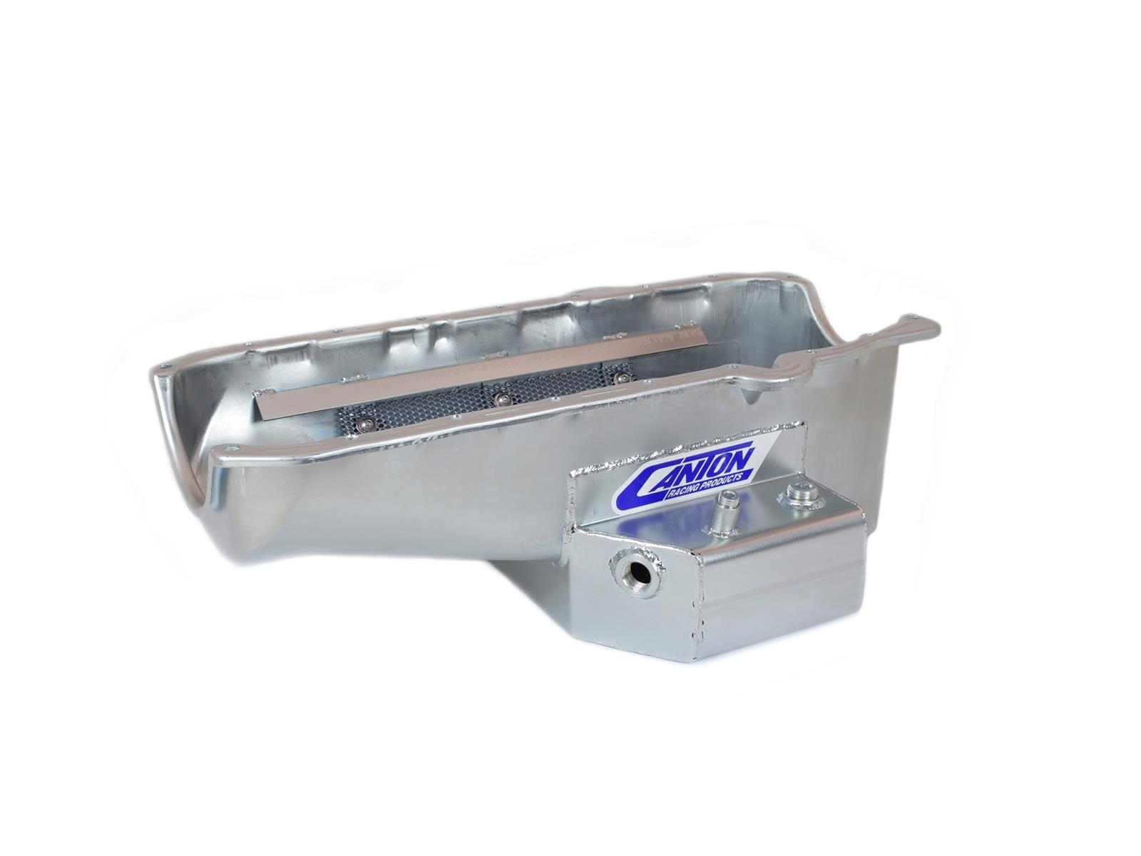 Canton Racing Road Race Series Wet Sump Oil Pans for 1975-1991 CORVETTE - 15-240 Pan, Race, Steel, 6 qt., Rear Sump, Chevy, Small Block, Each thumbnail 2