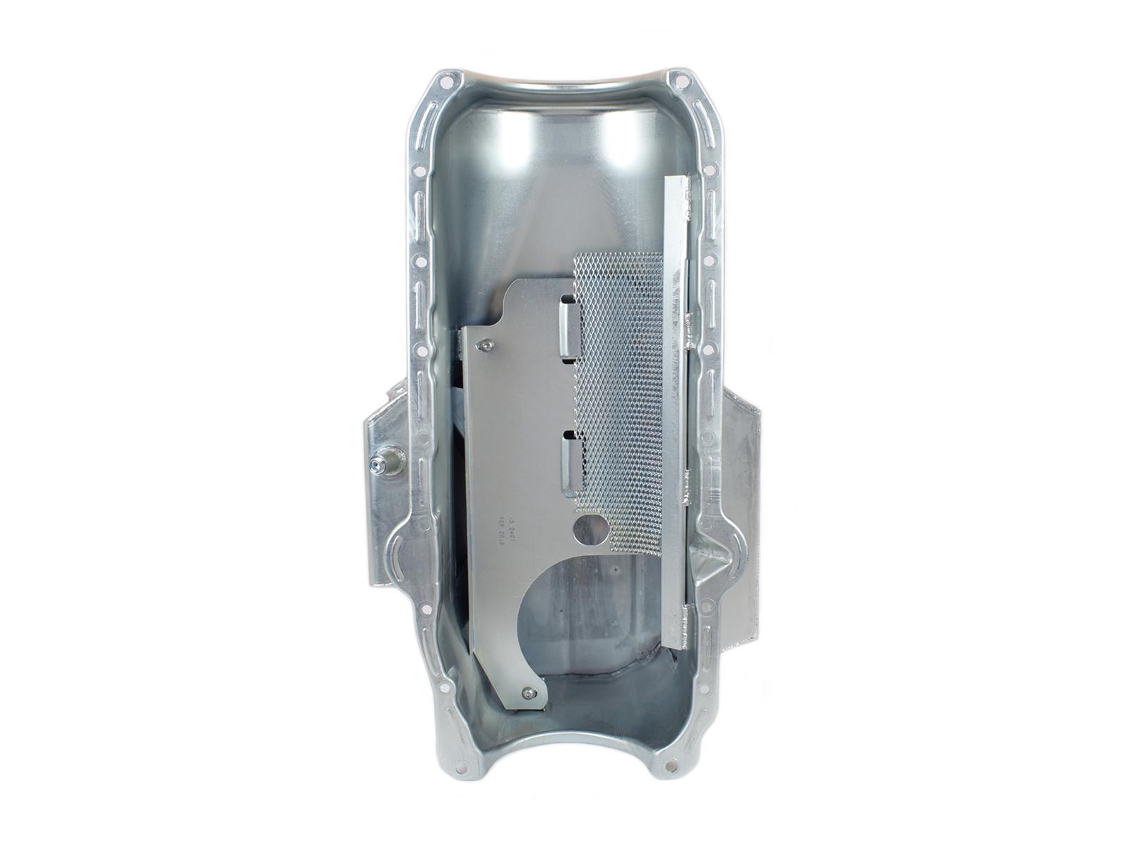 Canton Racing Road Race Series Wet Sump Oil Pans for 1984-1991 CORVETTE - 15-240T Pan, Race, Steel, 6 qt., Rear Sump, Chevy, Small Block, Each
