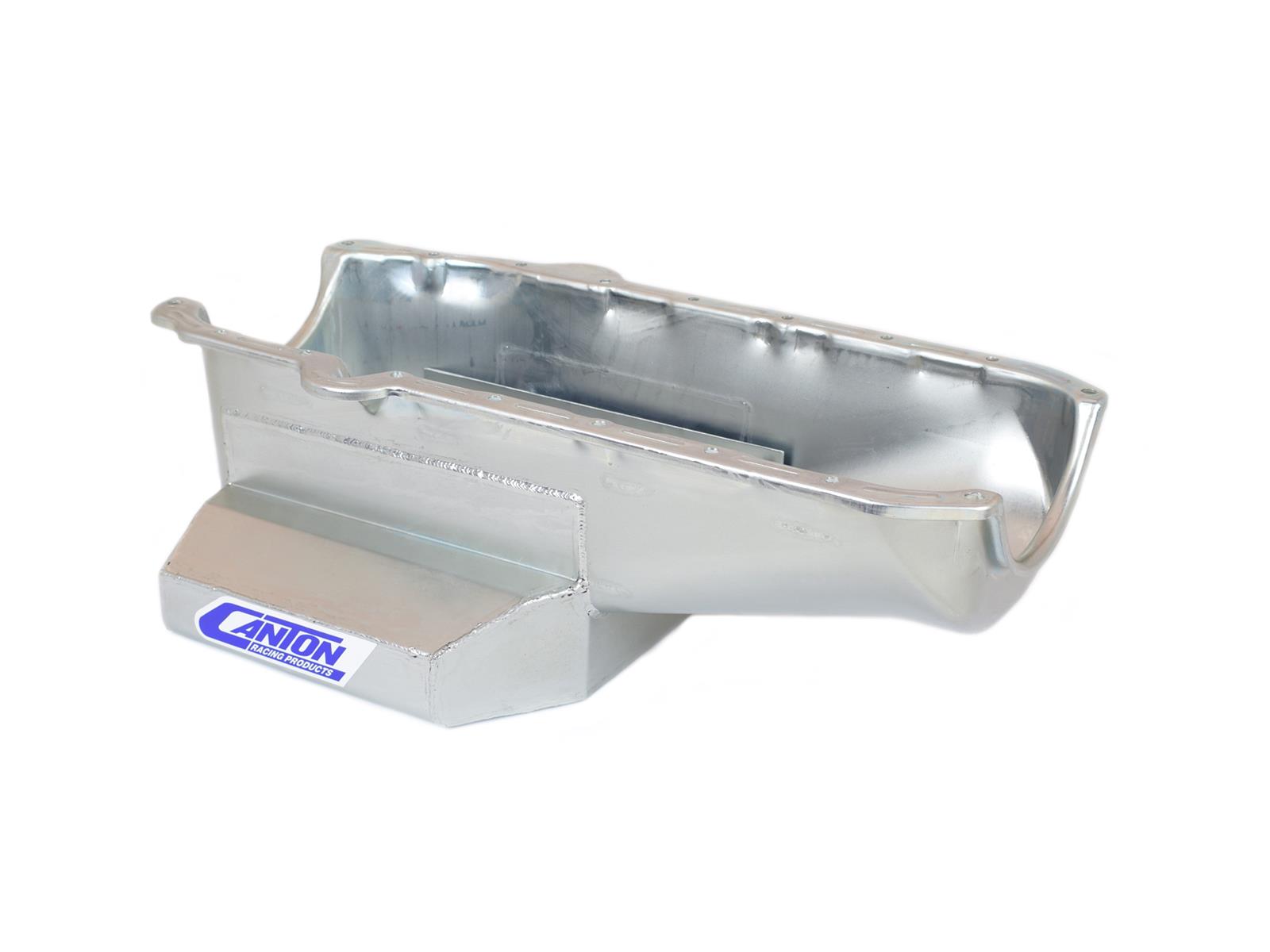 Canton Racing Road Race Series Wet Sump Oil Pans for 1984-1991 CORVETTE - 15-240T Pan, Race, Steel, 6 qt., Rear Sump, Chevy, Small Block, Each thumbnail 3