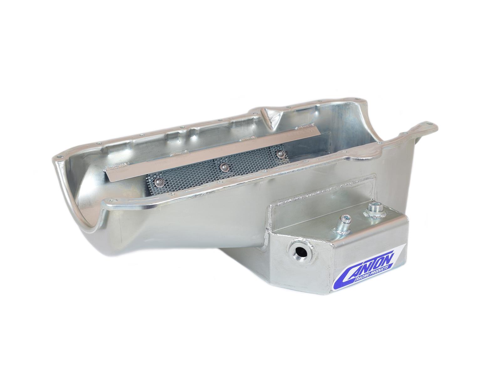 Canton Racing Road Race Series Wet Sump Oil Pans for 1984-1991 CORVETTE - 15-240T Pan, Race, Steel, 6 qt., Rear Sump, Chevy, Small Block, Each thumbnail 2