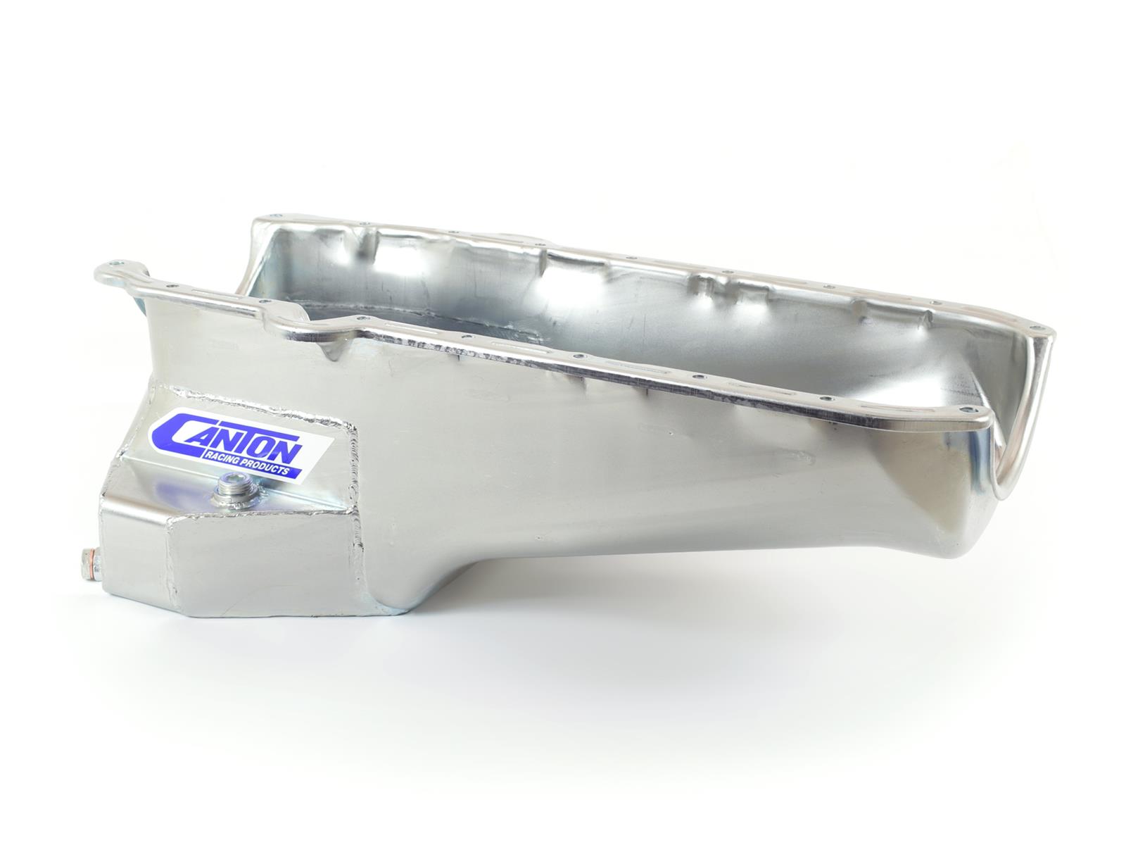Canton Racing Road Race Series Wet Sump Oil Pans for 1993-1997 CAMARO, FIREBIRD, 1994-1996 IMPALA - 15-242T Pan, Race, Steel, 5 qt., Rear Sump, Chevy, Small Block, Each thumbnail 4
