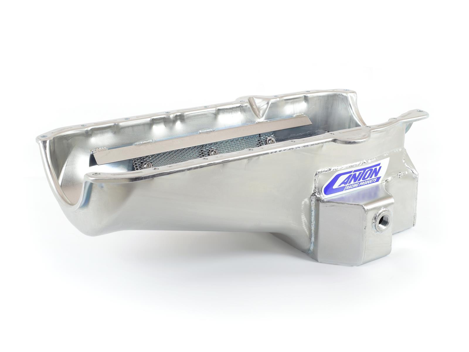 Canton Racing Road Race Series Wet Sump Oil Pans for 1993-1997 CAMARO, FIREBIRD, 1994-1996 IMPALA - 15-242T Pan, Race, Steel, 5 qt., Rear Sump, Chevy, Small Block, Each thumbnail 3