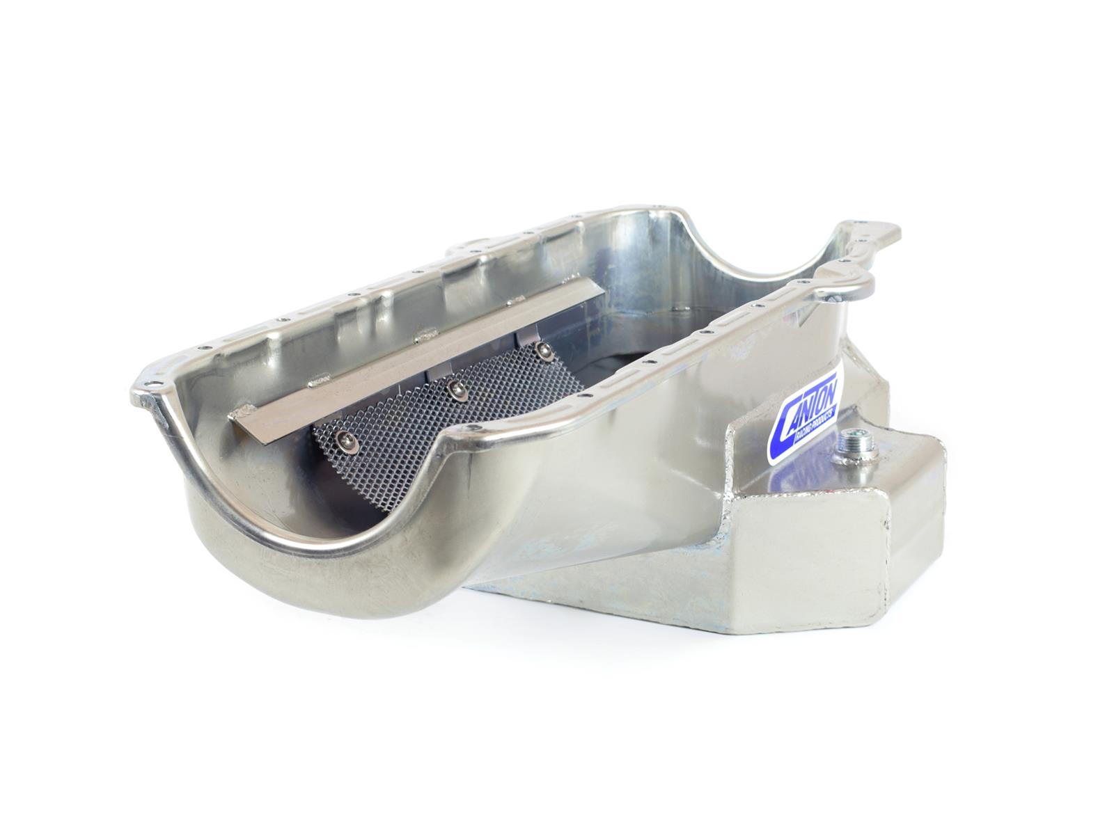 Canton Racing Road Race Series Wet Sump Oil Pans 15-250 Pan, Race, Steel, 6 qt., Rear Sump, Chevy, Small Block, Each thumbnail 2