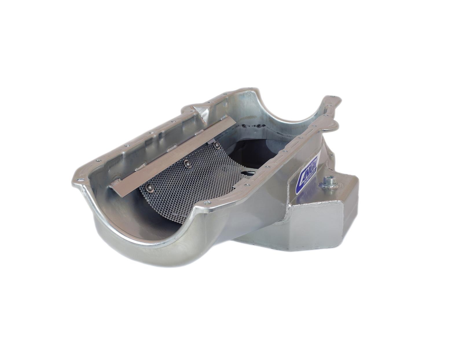 Canton Racing Road Race Series Wet Sump Oil Pans 15-250T Pan, Race, Steel, 6 qt., Rear Sump, Chevy, Small Block, Each thumbnail 2