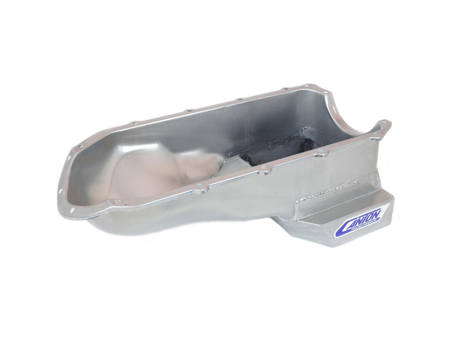 Canton Racing Street/Strip Wet Sump Oil Pans 15-400 Pan, Steet/Strip, Steel, 5.5 qt., Rear Sump, Pontiac V8, Each thumbnail 4