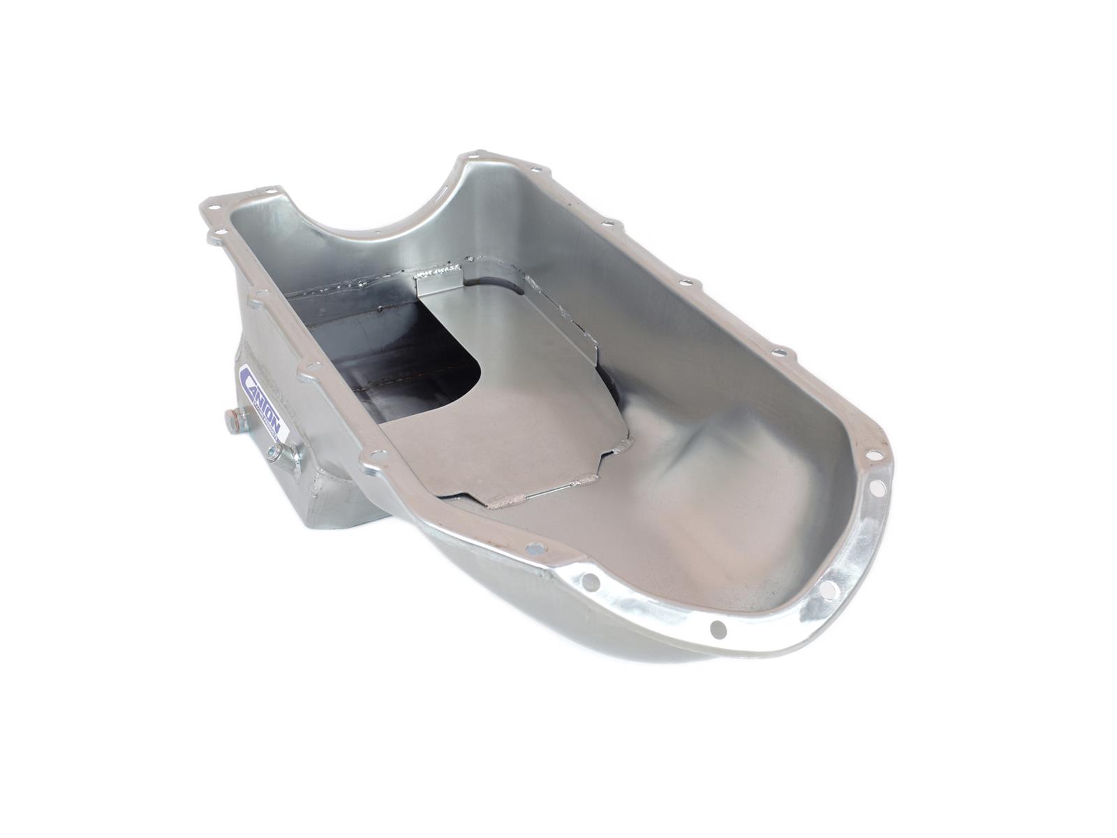 Canton Racing Street/Strip Wet Sump Oil Pans 15-400 Pan, Steet/Strip, Steel, 5.5 qt., Rear Sump, Pontiac V8, Each thumbnail 3