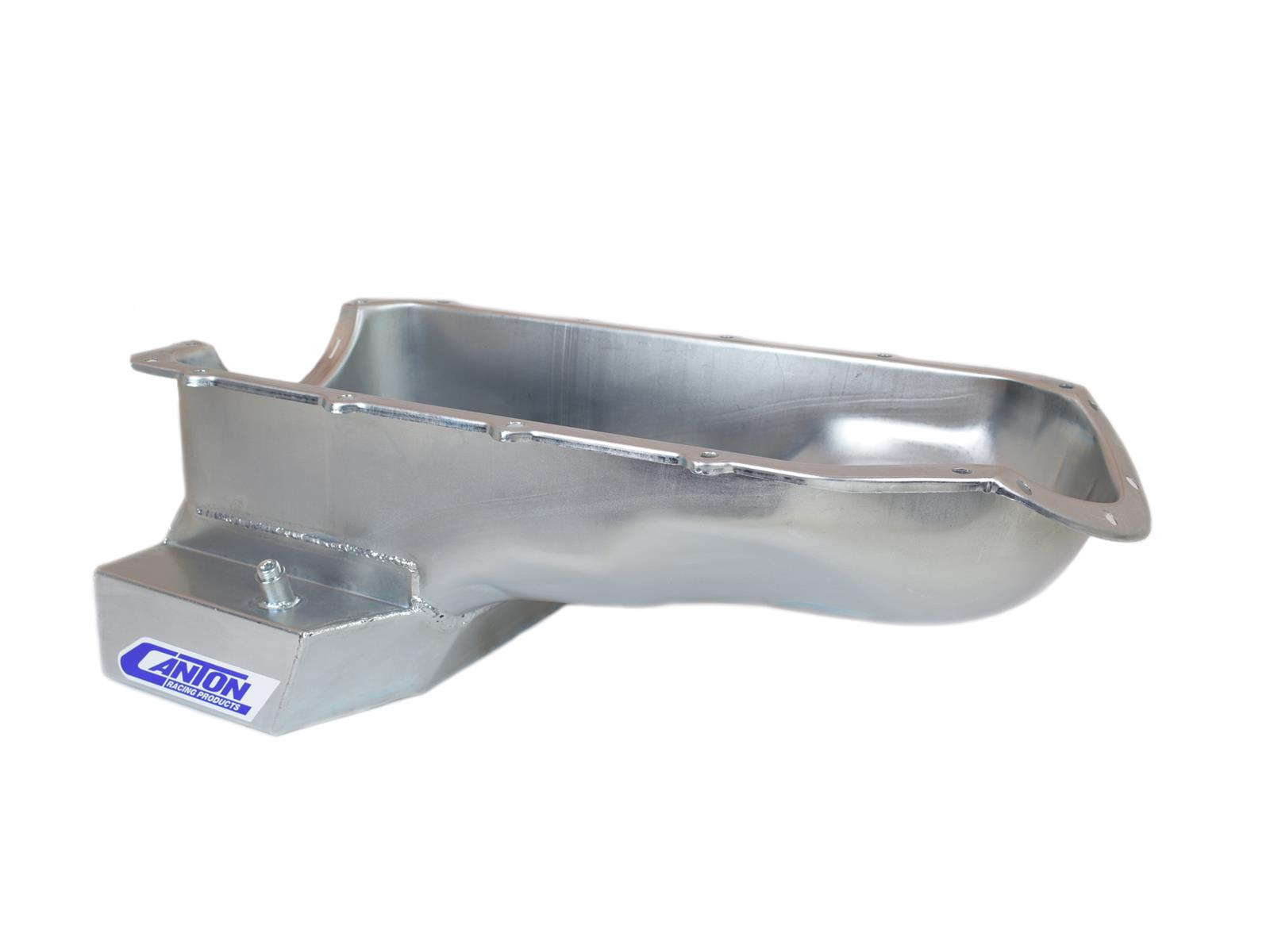 Canton Racing Road Race Series Wet Sump Oil Pans 15-444 Pan, Sump, Steel, 7 qt., Rear Sump, 8 in. Pan Depth, Pontiac V8, Each thumbnail 2