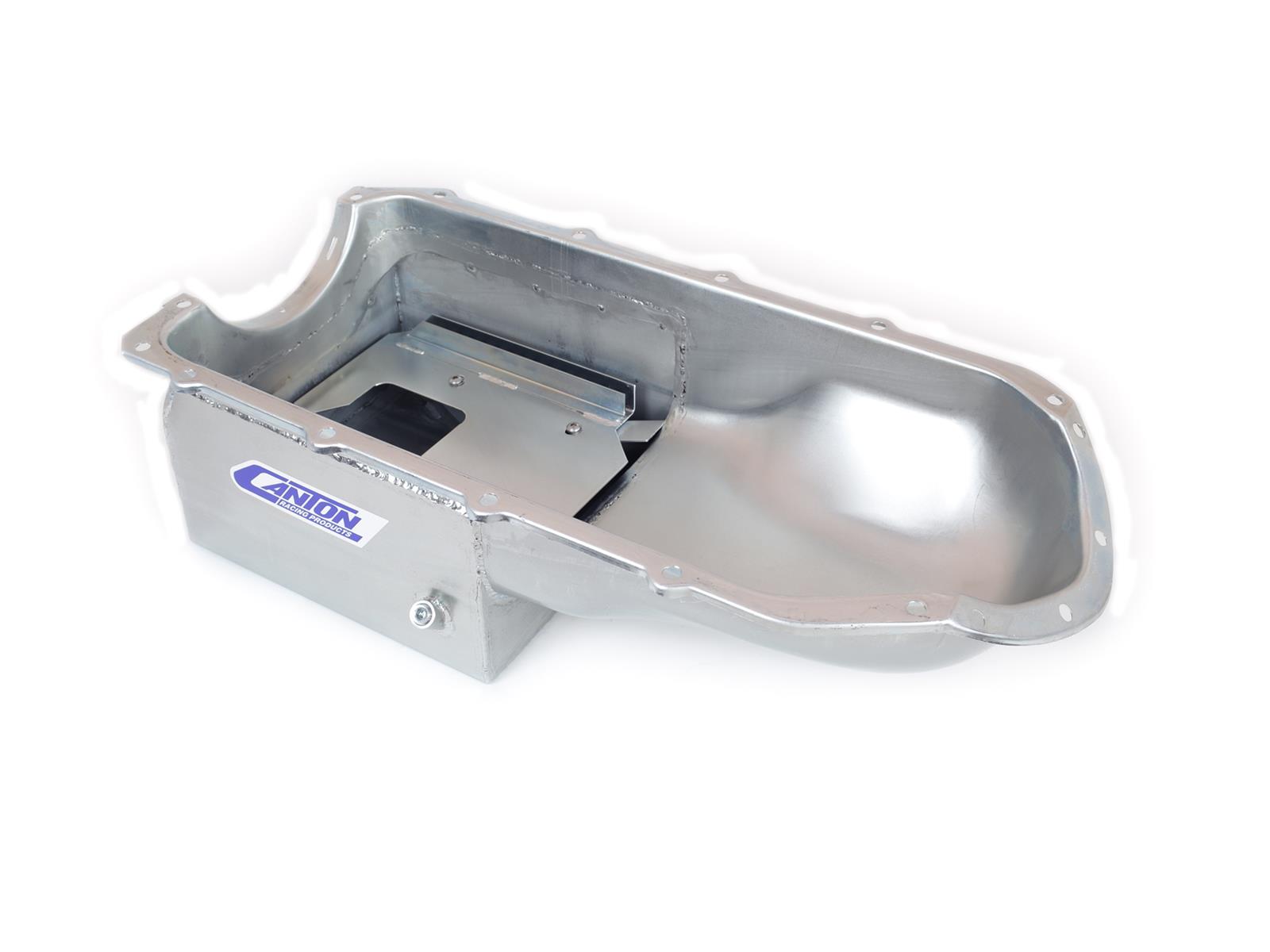 Canton Racing Road Race Series Wet Sump Oil Pans 15-450 Pan, Race, Steel, 6 qt., Rear Sump, Pontiac V8, Each thumbnail 2