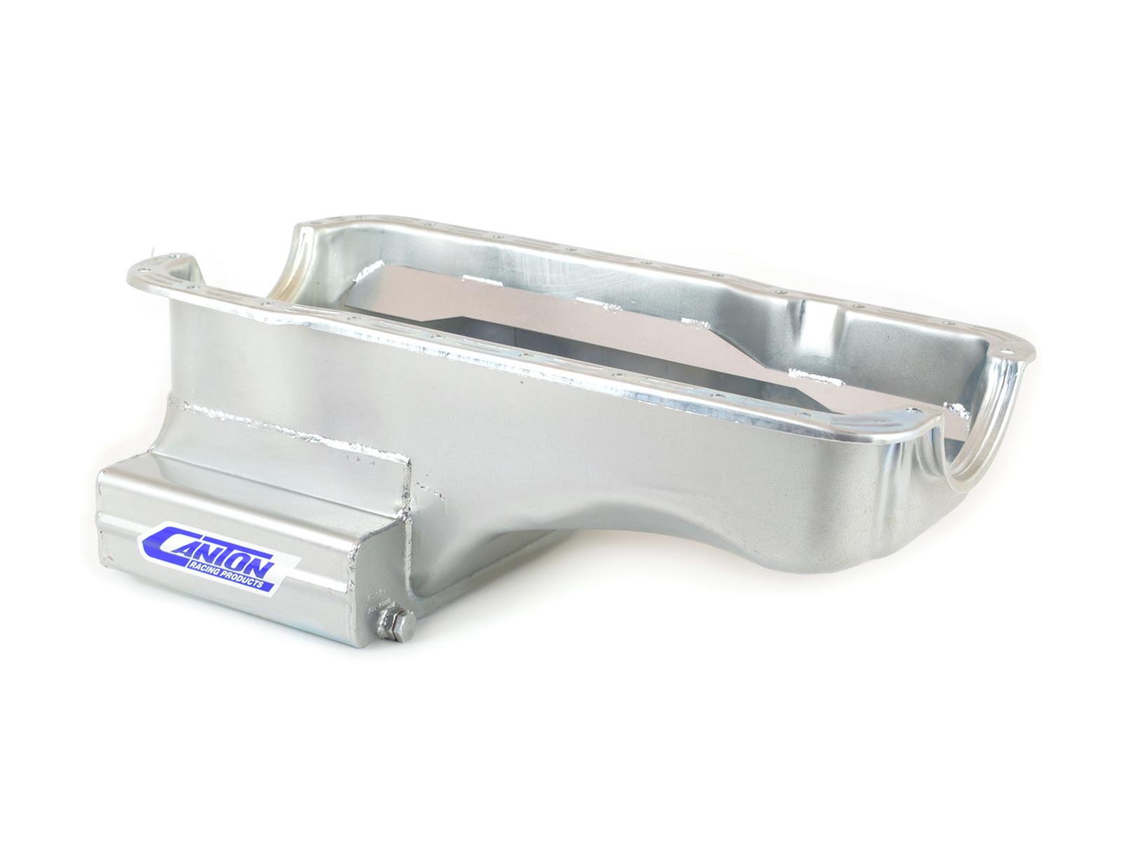 Canton Racing Street/Strip Wet Sump Oil Pans 15-610 Pan, Street/Strip, Steel, 6 qt., Front Sump, Ford, Small Block, Each thumbnail 2