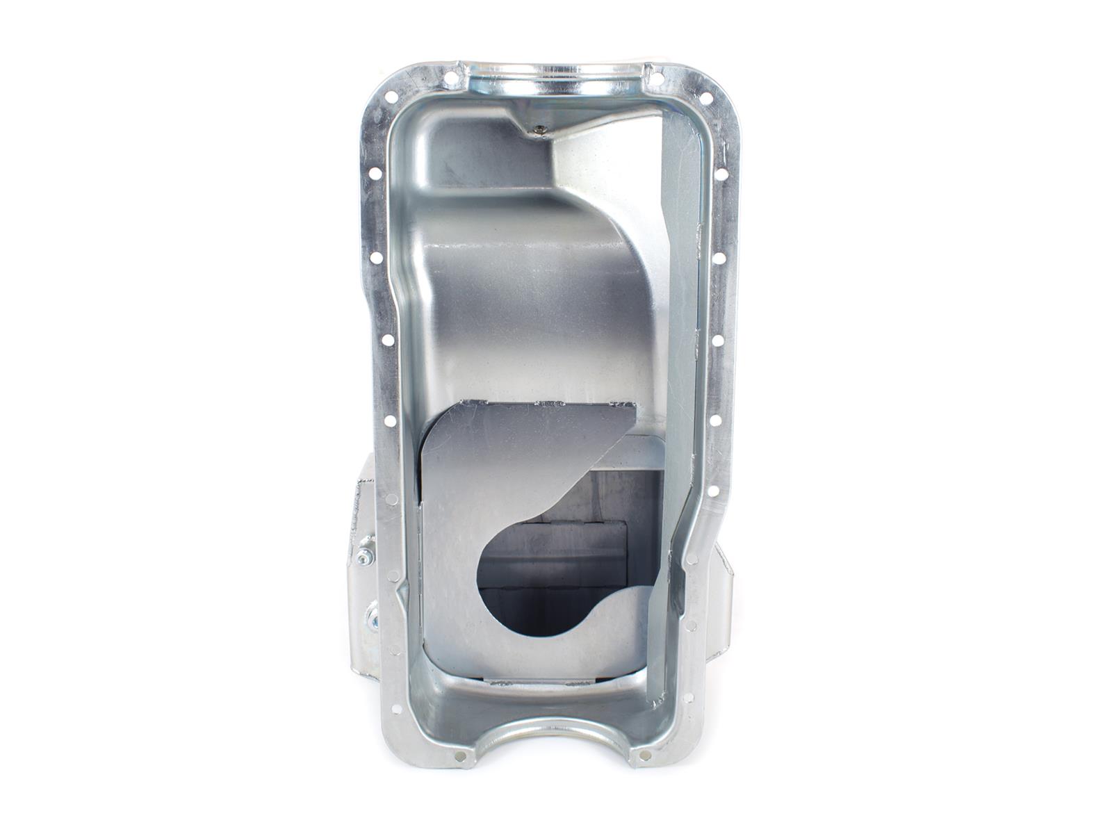 Canton Racing Street/Strip Wet Sump Oil Pans 15-640 Pan, Street/Strip, Steel, 6 qt., Rear Sump, Ford, Small Block, Each
