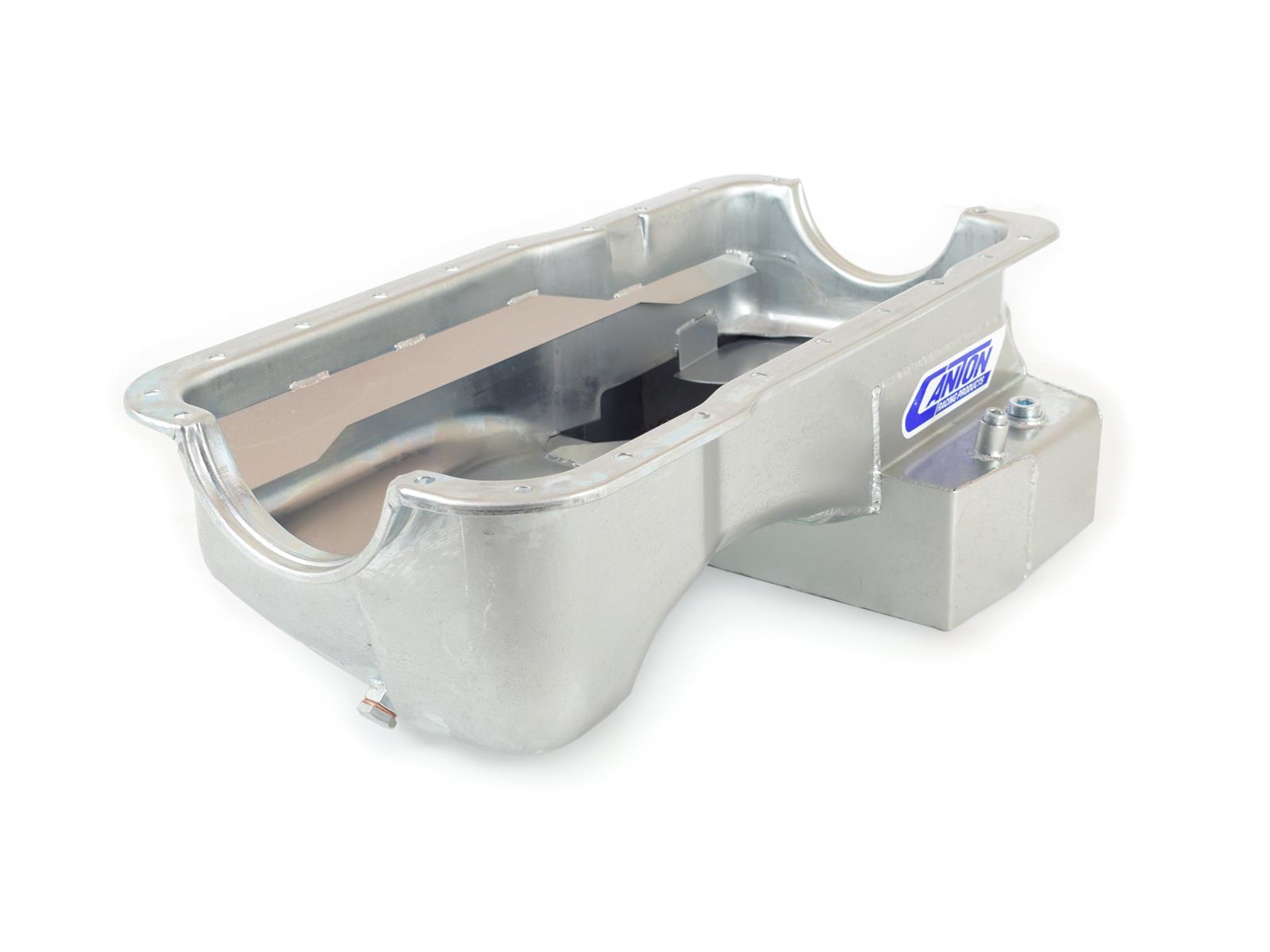 Canton Racing Street/Strip Wet Sump Oil Pans 15-640 Pan, Street/Strip, Steel, 6 qt., Rear Sump, Ford, Small Block, Each thumbnail 2