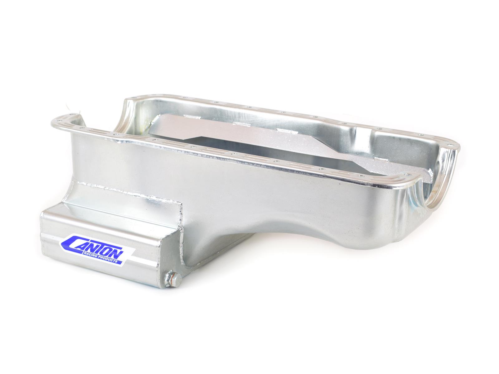 Canton Racing Street/Strip Wet Sump Oil Pans 15-660 Pan, Street/Strip, Steel, 6 qt., Front Sump, Ford, Small Block, 351, Each thumbnail 2
