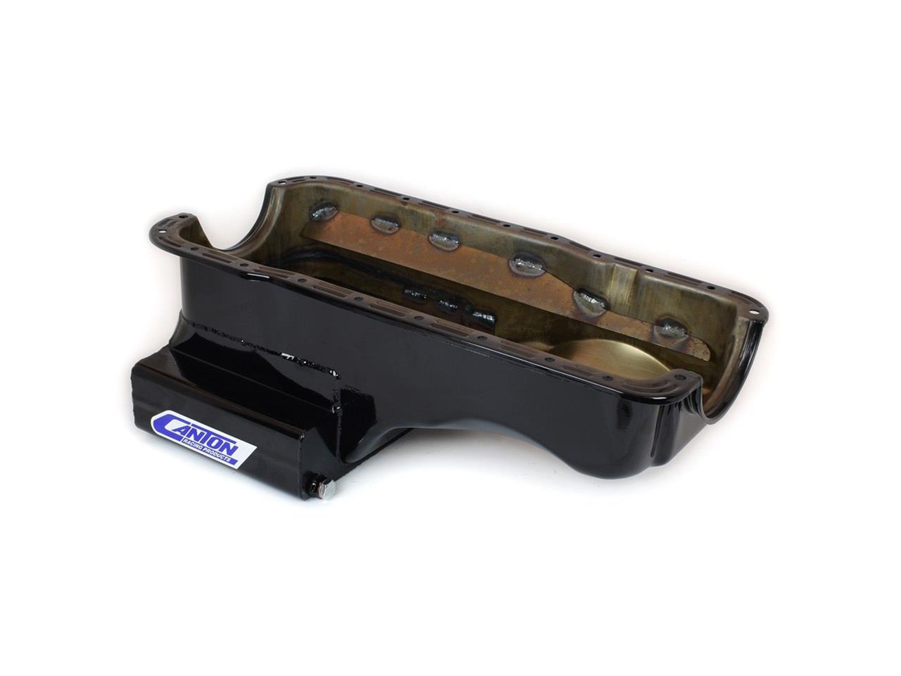 FORD Canton Racing Products 15660BLK Canton Racing Street/Strip Wet Sump Oil Pans Summit Racing