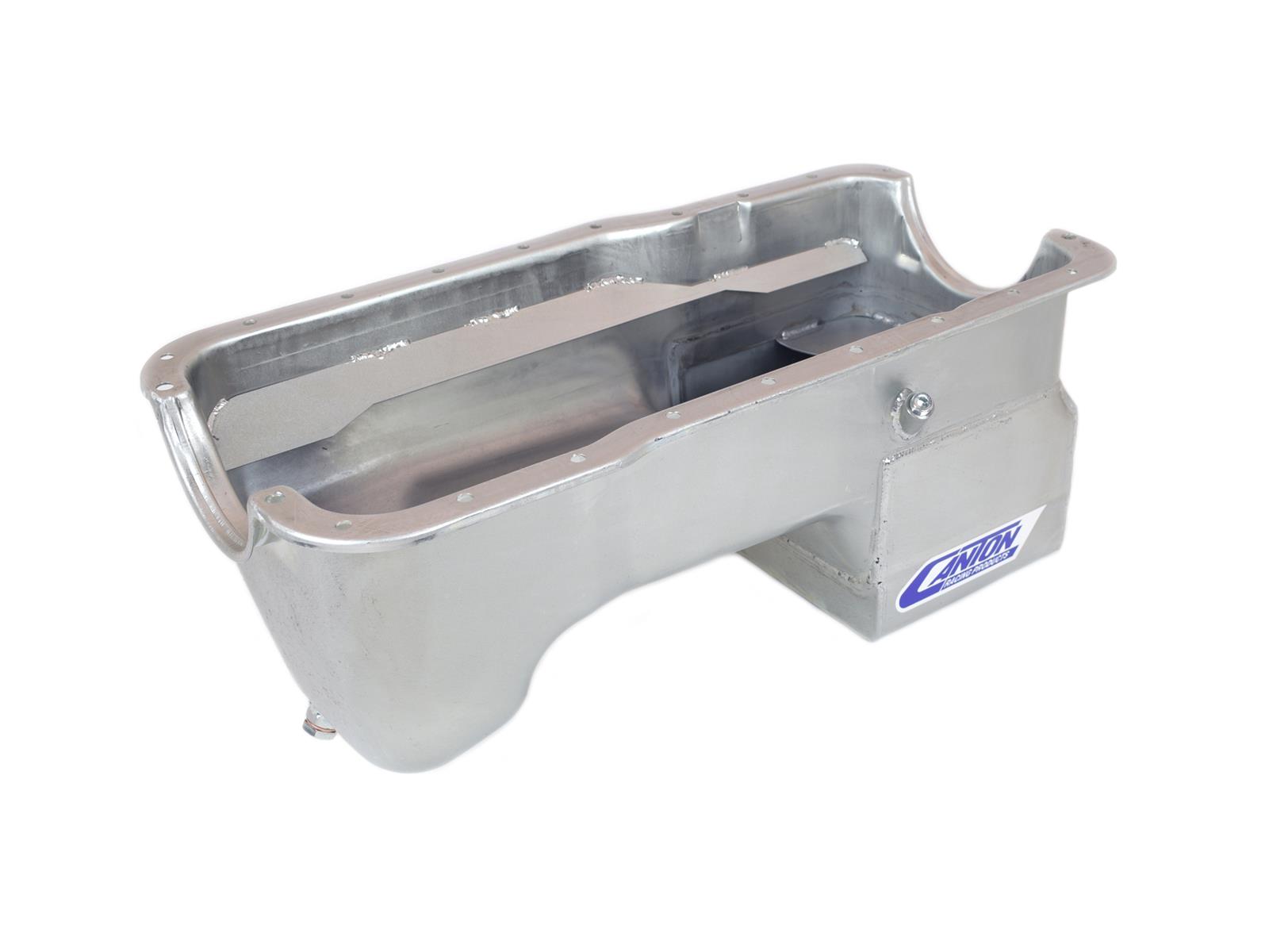 Canton Racing Street/Strip Wet Sump Oil Pans for 1979-1993 MUSTANG - 15-670 Pan, Street/Strip, Steel, 6 qt., Rear Sump, Ford, Small Block, 351, Each