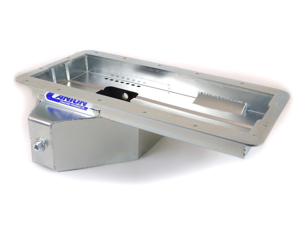 Canton Racing Street/Strip Wet Sump Oil Pans for 1996-2012 MUSTANG - 15-730 Pan, Street/Strip, Steel, 7 qt., Rear Sump, Ford, Coyote 5.0L, Each thumbnail 2