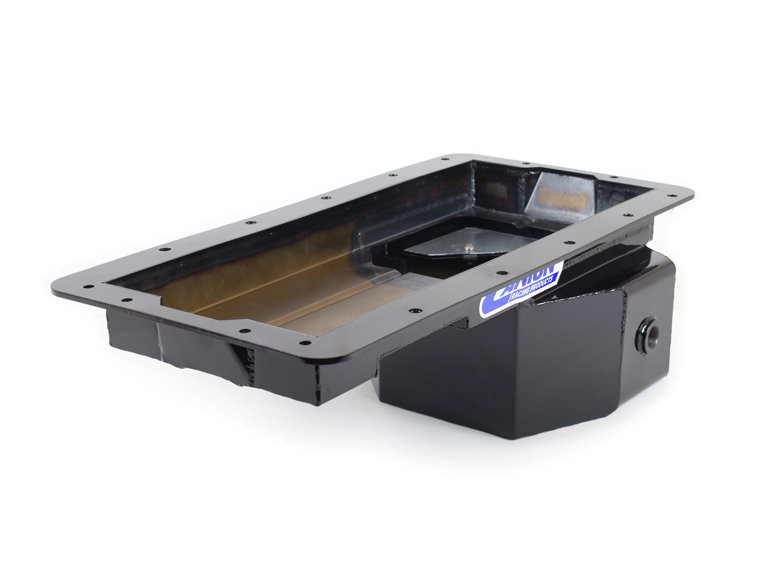 Canton Racing Road Race Series Wet Sump Oil Pans for 1996-2012 MUSTANG - 15-734BLK Pan, Sump, Steel, Black Powdercoated, Rear Sump, 7 Qt., Ford, Modular V8, Each thumbnail 3