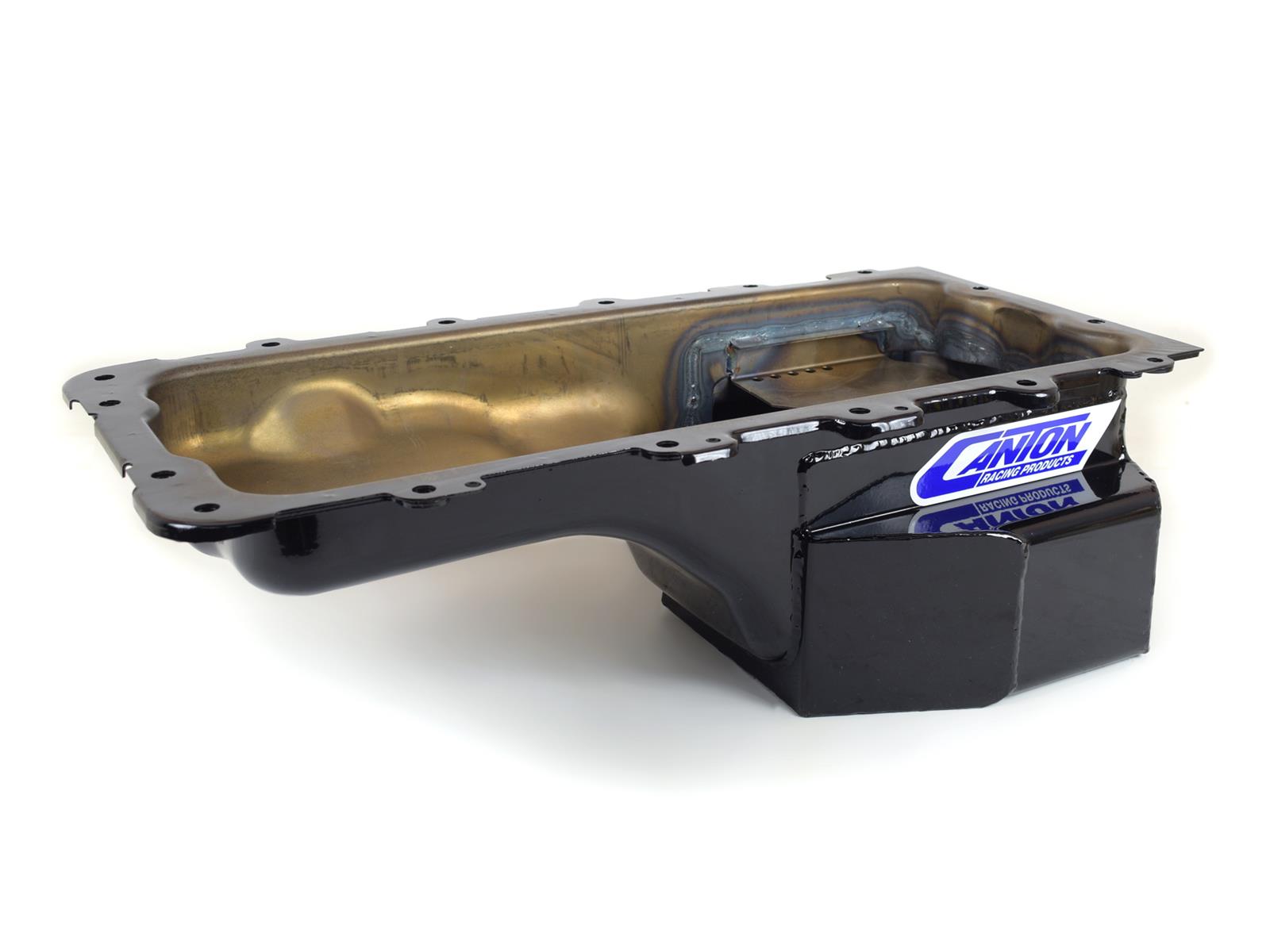 Canton Racing Street/Strip Wet Sump Oil Pans for 1996-2014 MUSTANG - 15-780BLK Pan, Sump, Steel, Black Powdercoated, Rear Sump, 6 Qt., 4.173 in. Stroke, Ford, Modular V8, Each thumbnail 2