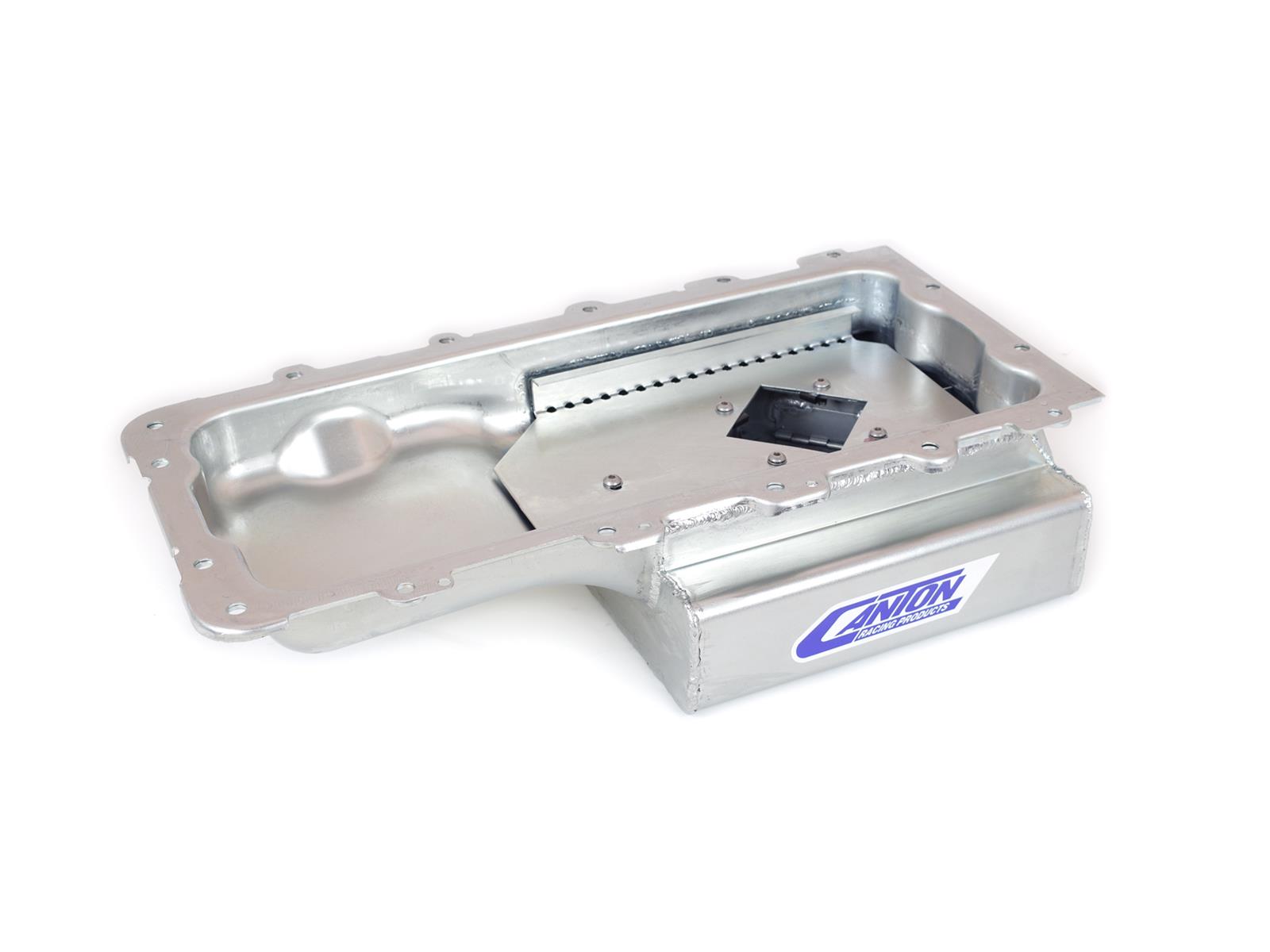 Canton Racing Road Race Series Wet Sump Oil Pans 15-794 Pan, Street/Strip, Steel, 6 qt., Rear Sump, Ford, Modular, 4.6/5.4L, Each thumbnail 2