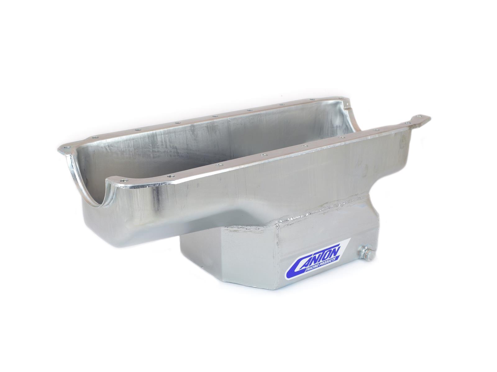 Canton Racing Street/Strip Wet Sump Oil Pans 15-910 Pan, Street Strip, Steel, 6 qt., Front Sump, Mopar, Small Block LA, 360, Each thumbnail 3