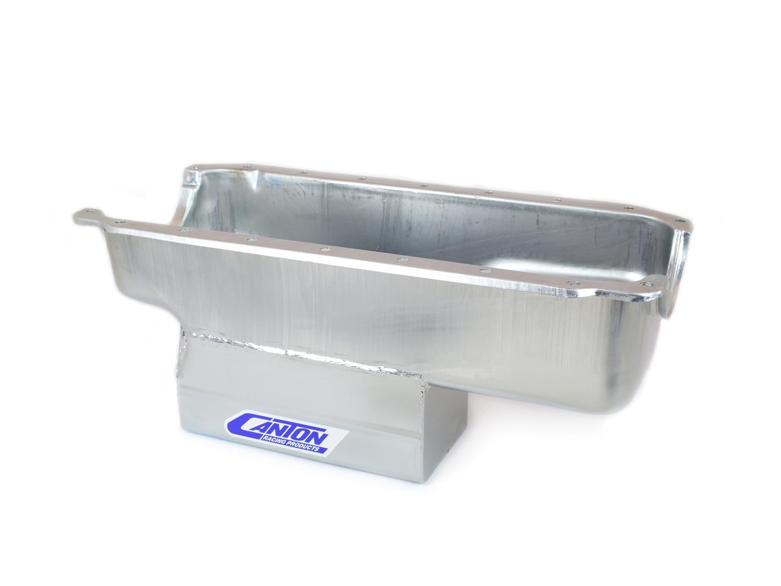 Canton Racing Street/Strip Wet Sump Oil Pans 15-910 Pan, Street Strip, Steel, 6 qt., Front Sump, Mopar, Small Block LA, 360, Each thumbnail 2