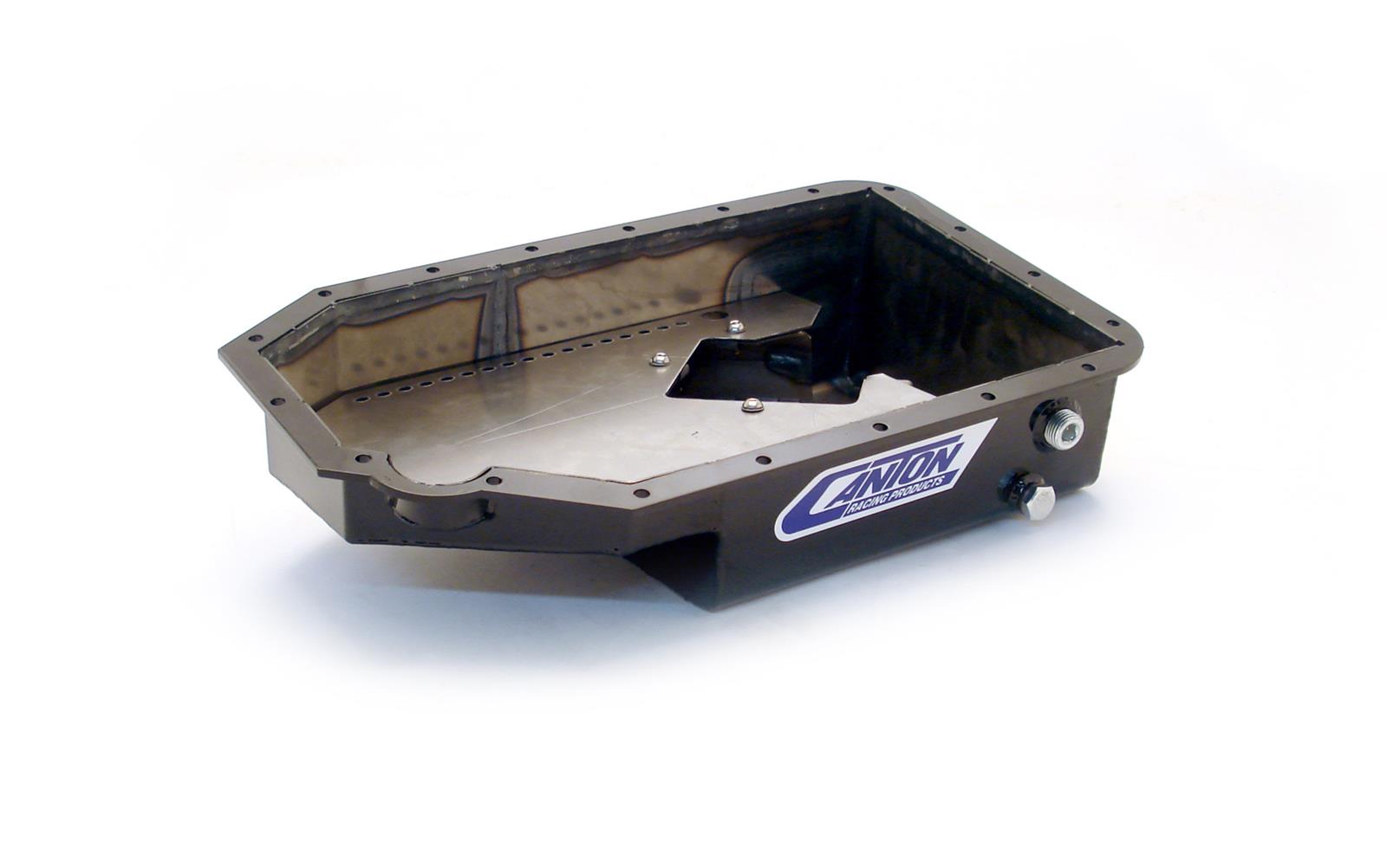 Canton Racing Road Race Series Wet Sump Oil Pans for 2000-2009 S2000 - 15-966 Pan, Series, Rear Sump, Wet, 6.90 qts., Steel, Natural, use on Honda®, 2.0L, 2.2L, Kit