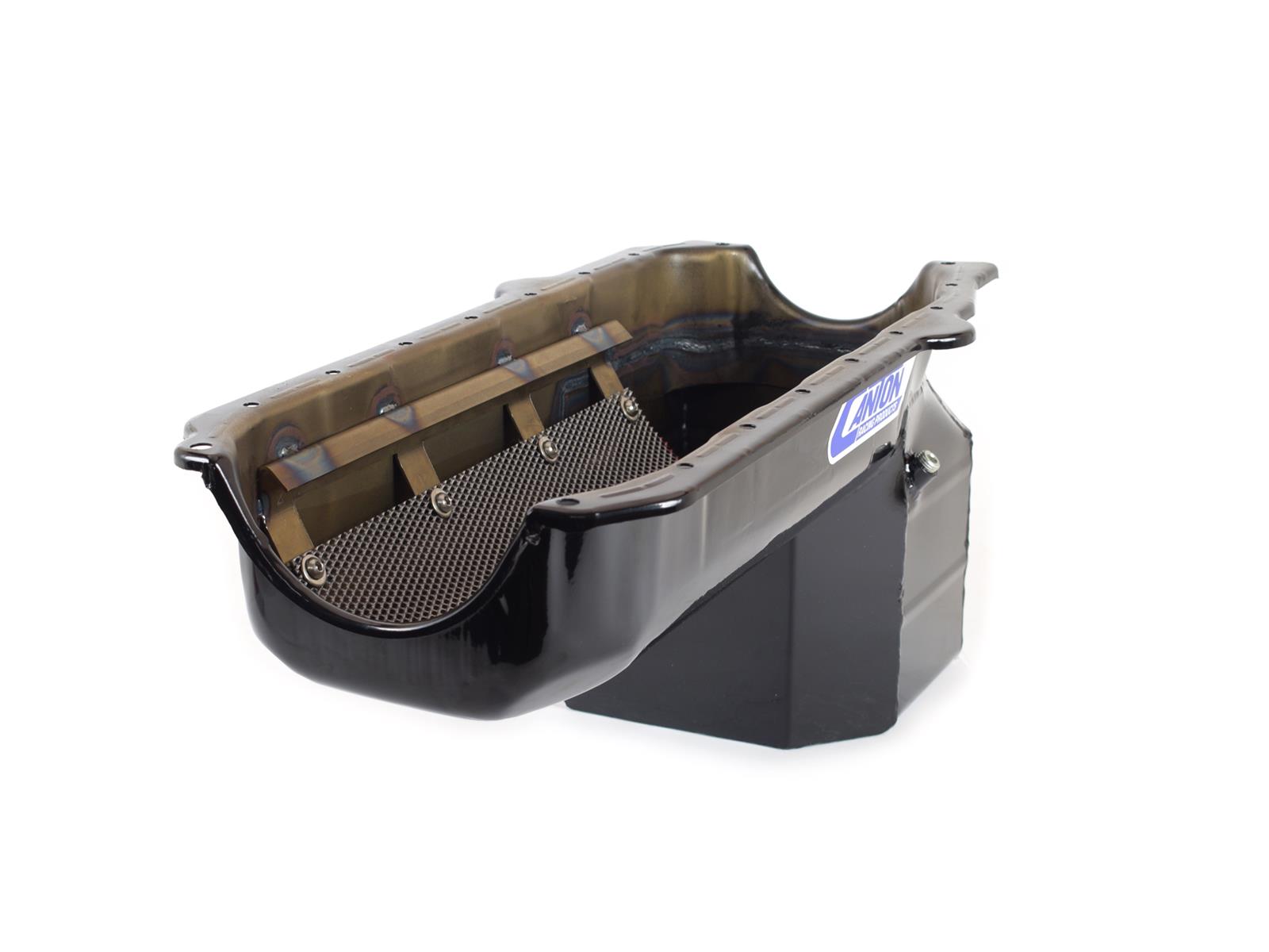 Canton Racing Truck Wet Sump Pans 16-100 Oil Pan, Truck, 4WD, Steel, Black Powdercoated, 6 qt., Rear Sump, Chevy, Small Black, Each thumbnail 2